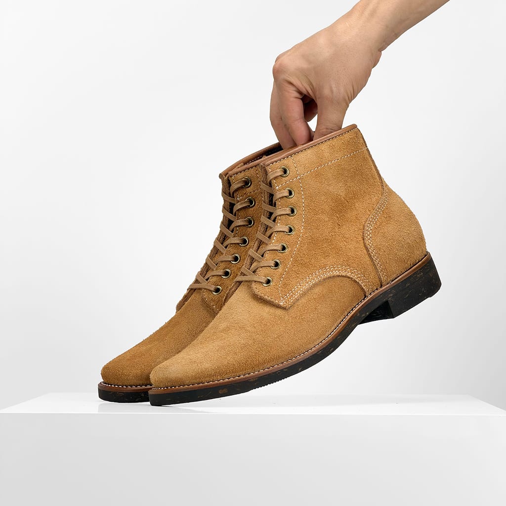 Ready to Ship – Escape Boots - Brown reverse cowhide - 5607