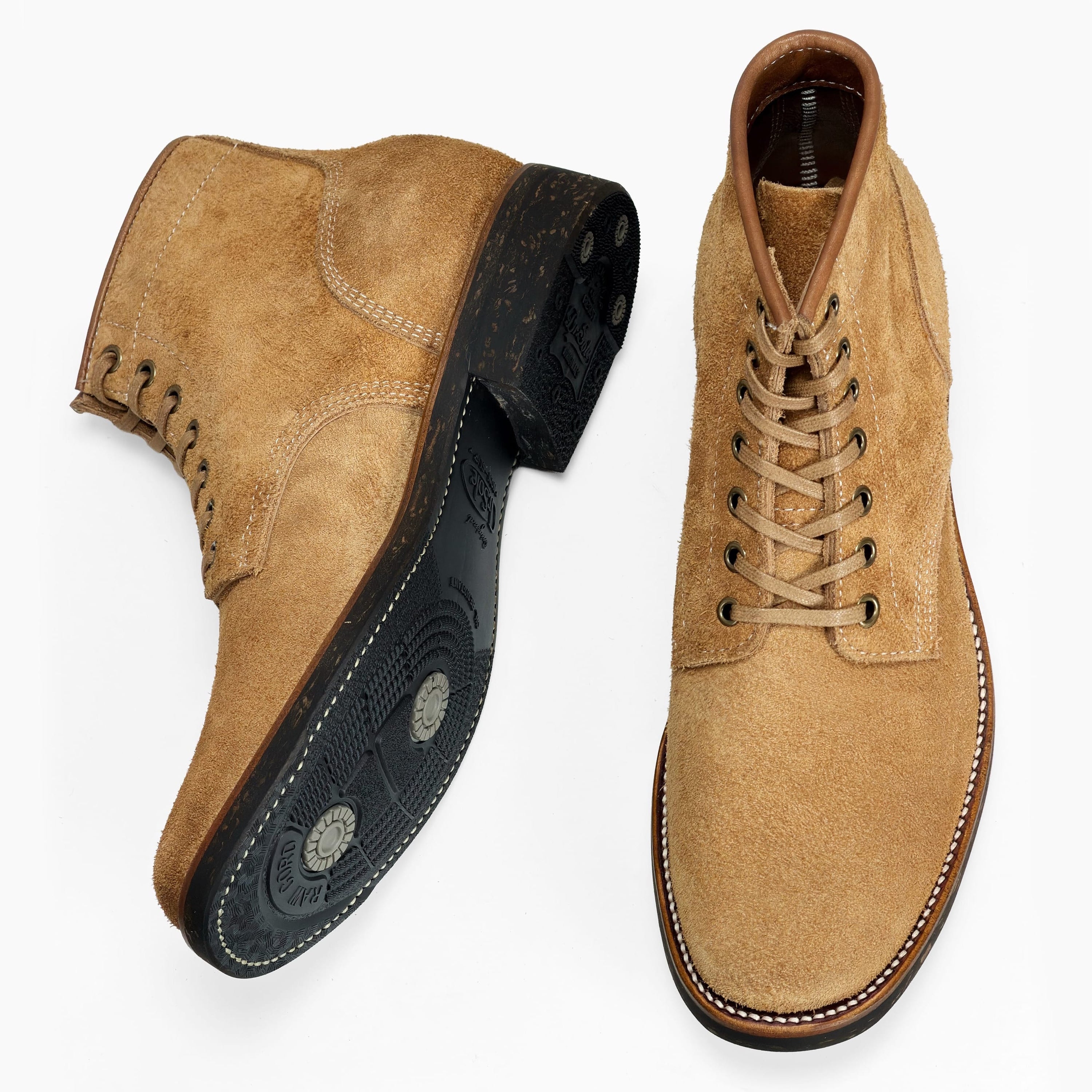 Ready to Ship – Escape Boots - Brown reverse cowhide - 5607