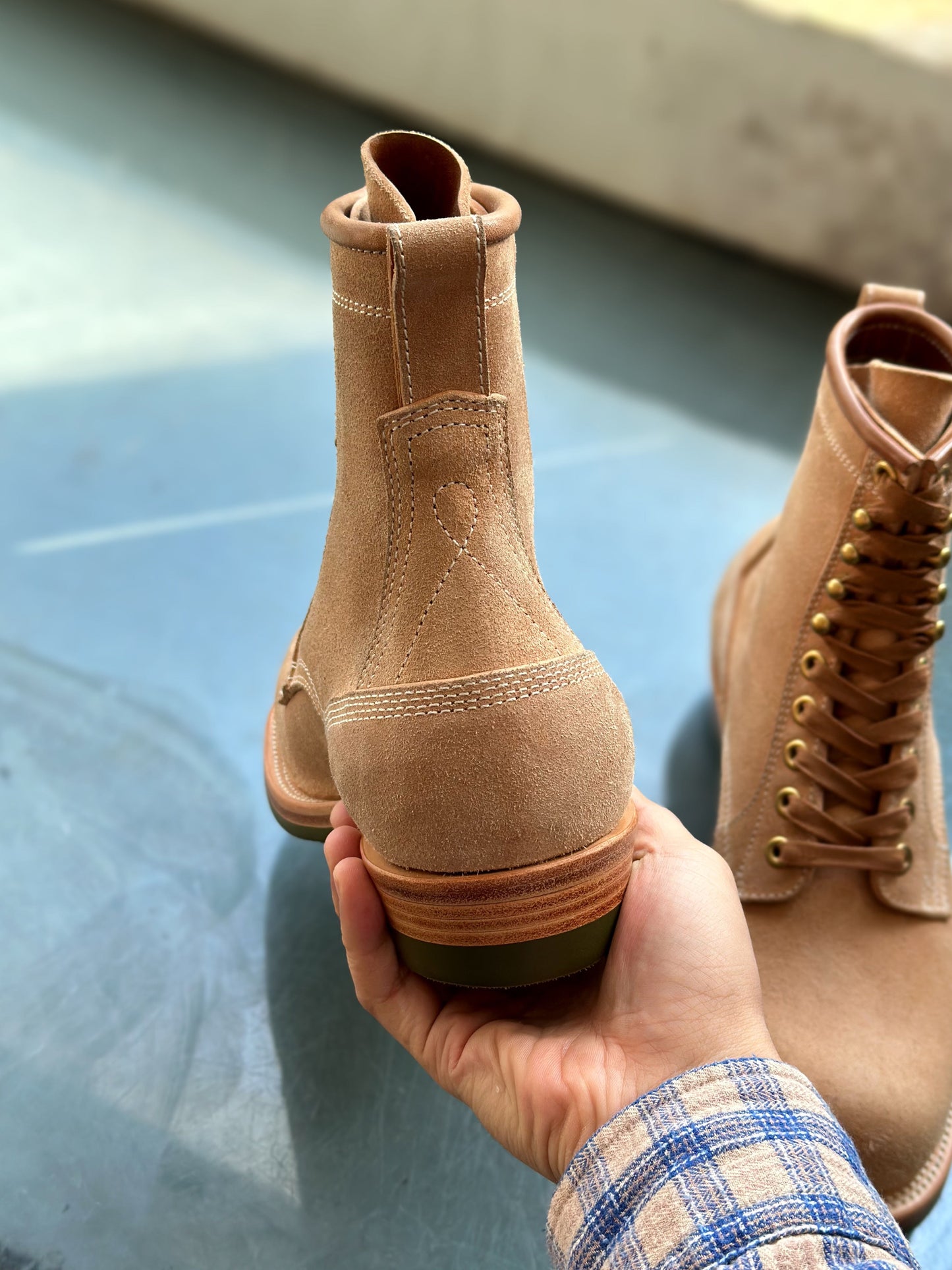 8" Work boots MTO- Maryam Horsebutt Reverse-Q801