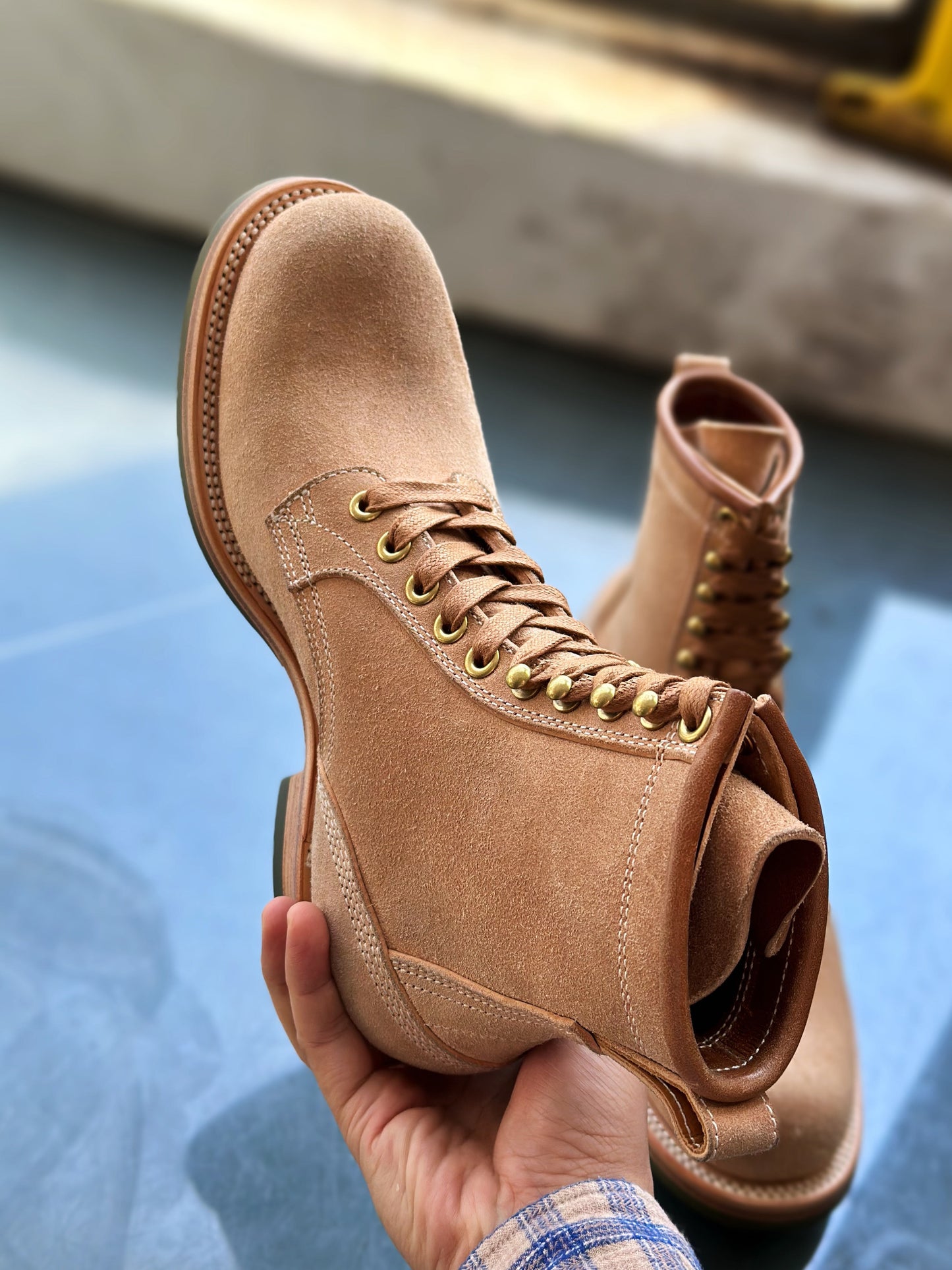 8" Work boots MTO- Maryam Horsebutt Reverse-Q801