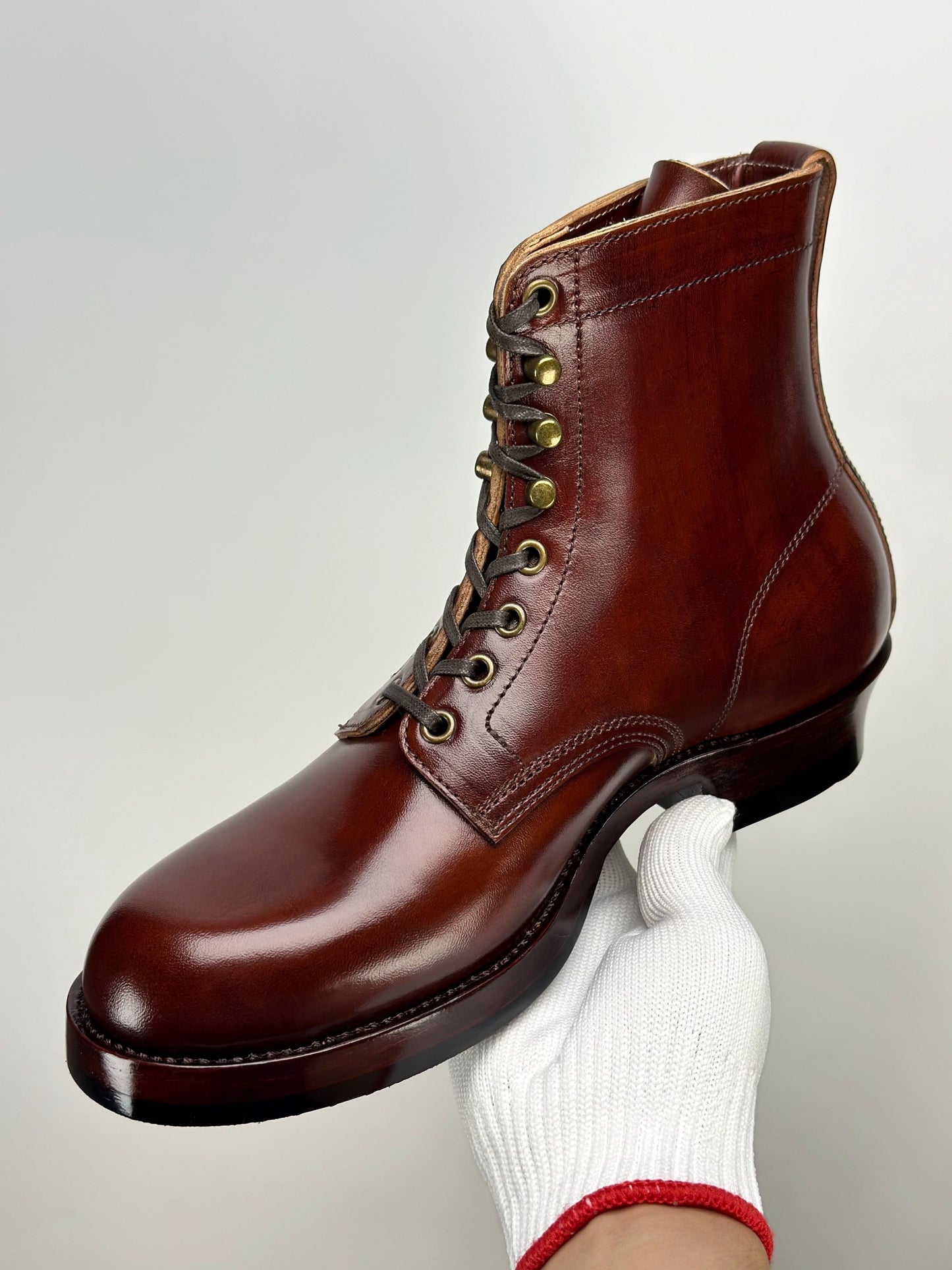 Land boots MTO- Maryam horsebutt+ hand painting -B23601