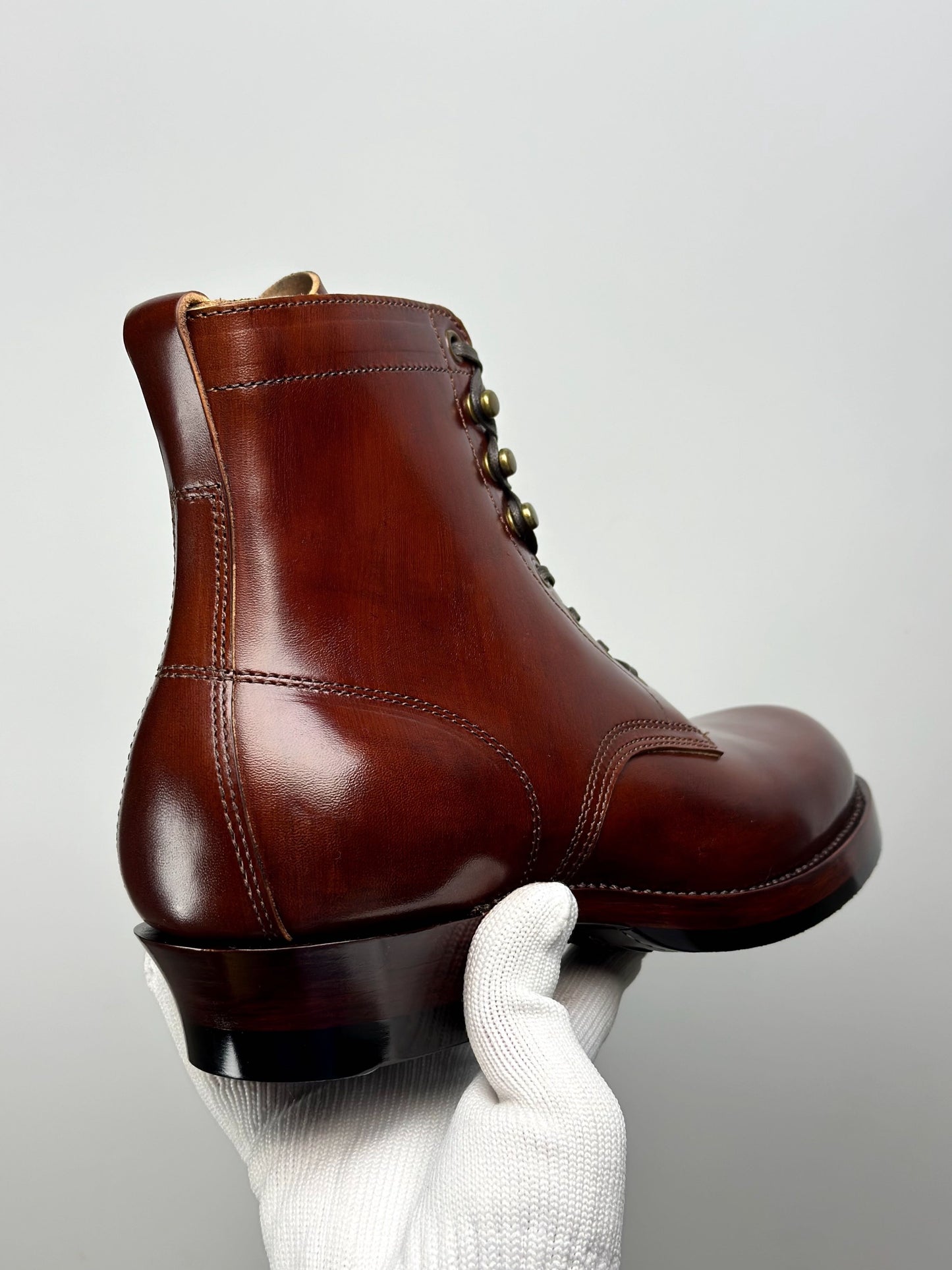Land boots MTO- Maryam horsebutt+ hand painting -B23601