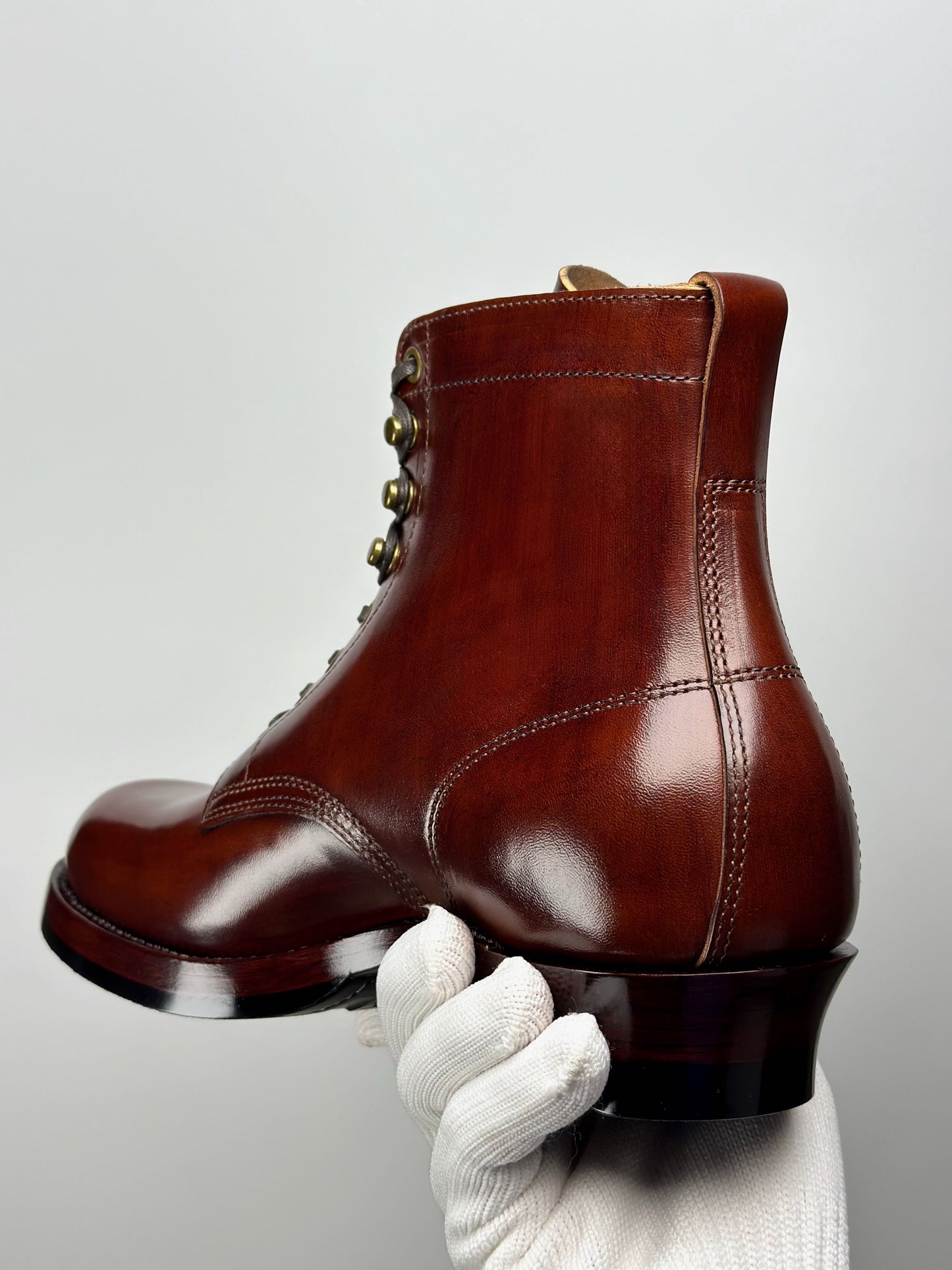 Land boots MTO- Maryam horsebutt+ hand painting -B23601