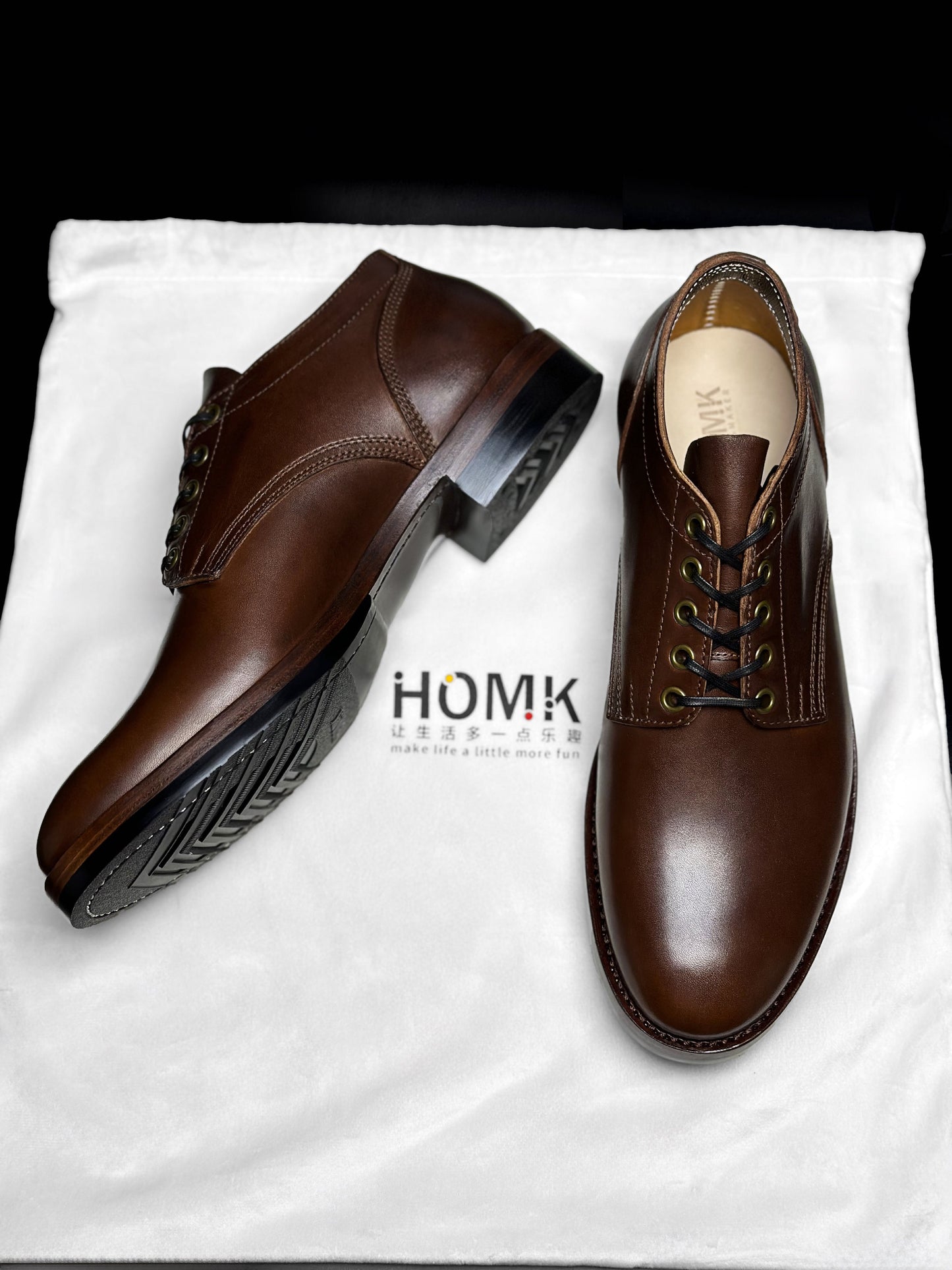 Derby Boots -Italian calfskin - 401