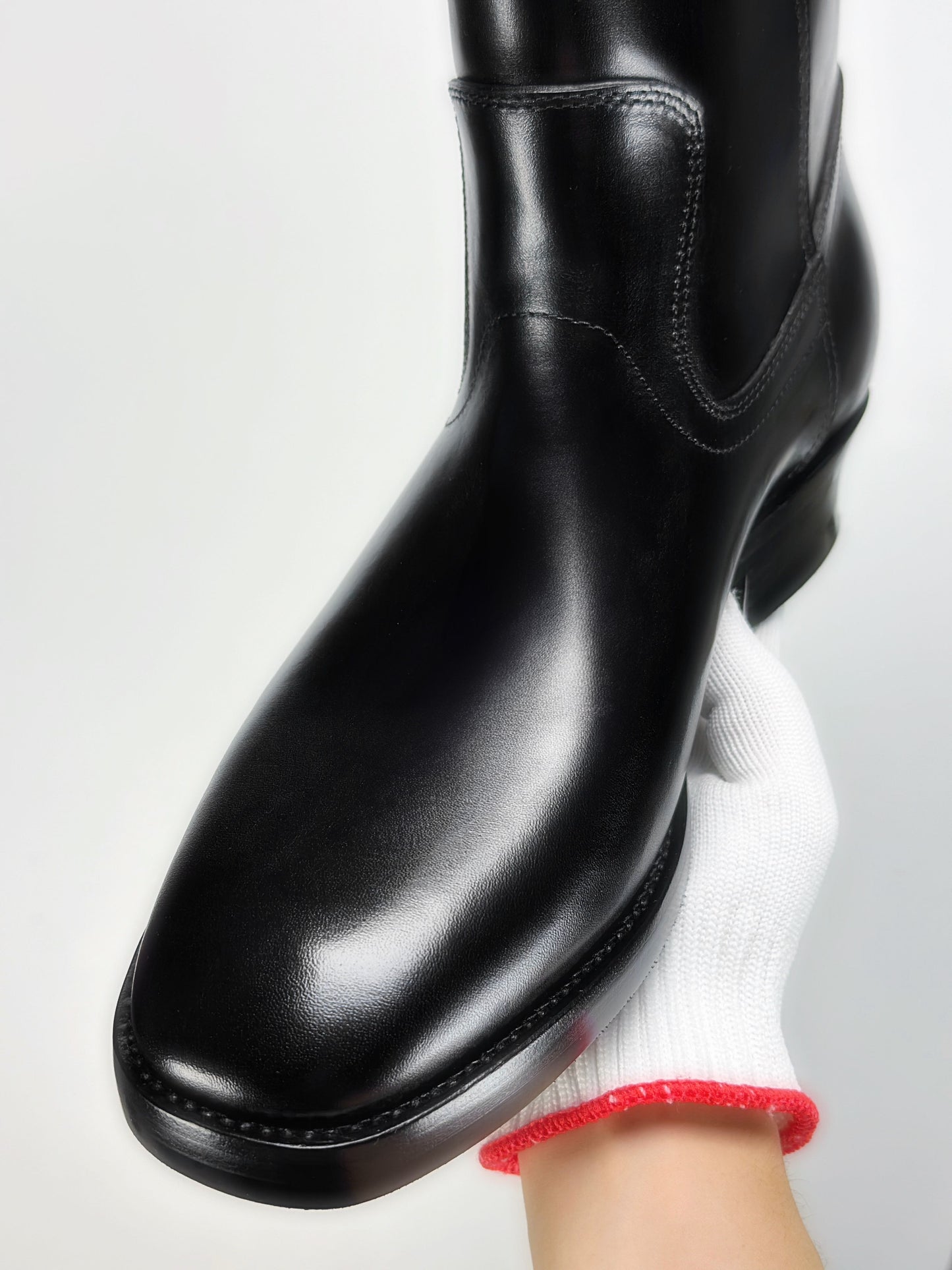 CowBoy Boots -Black Maryma Horsebutt TPR