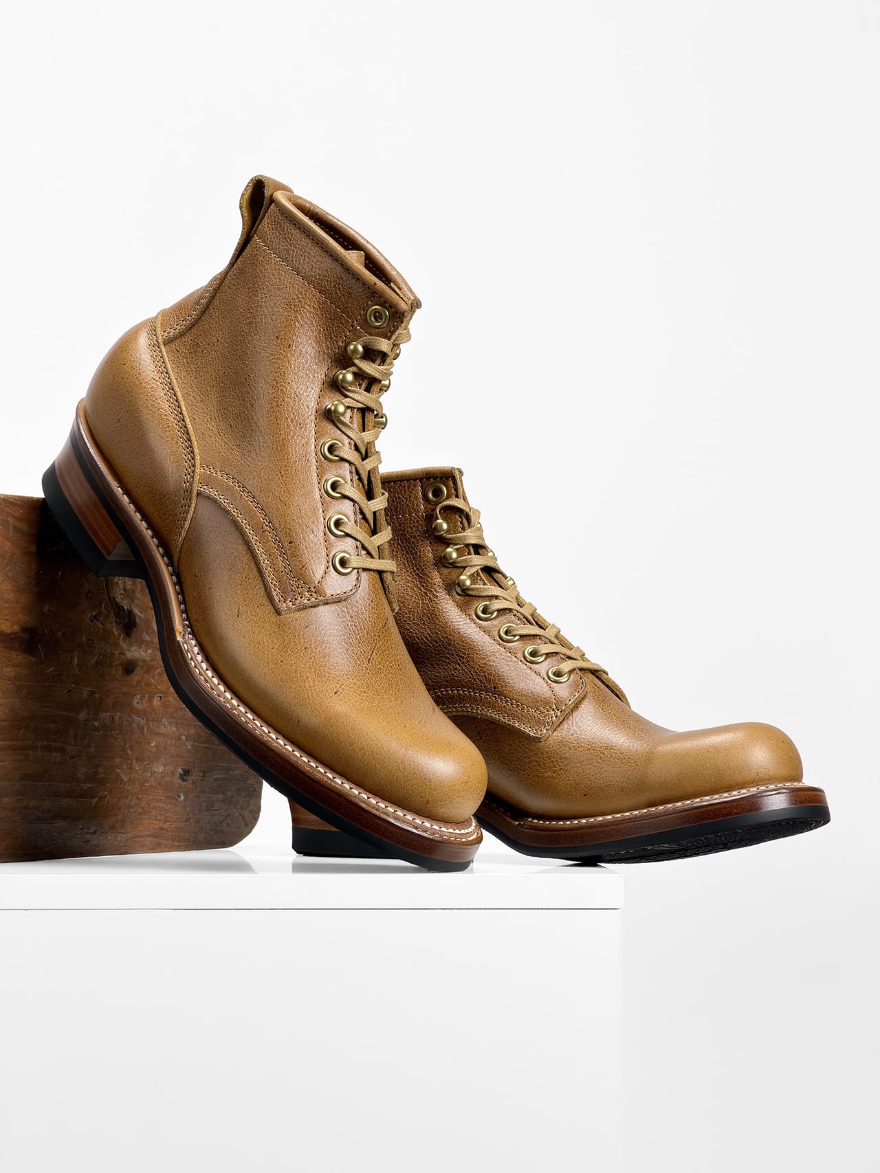 Sample Sale | KUDU Brandy - Woodcutting boots