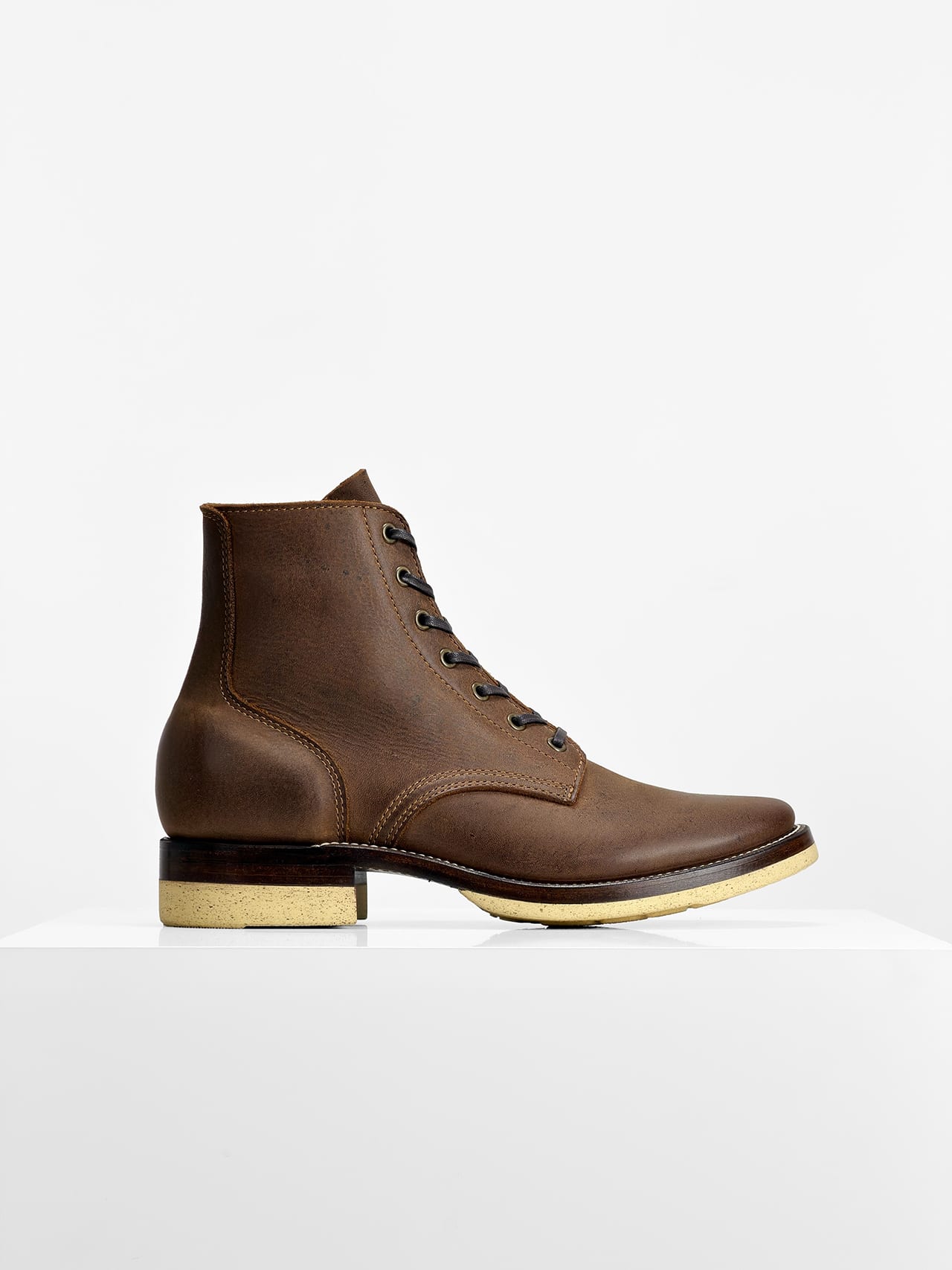 (MTO)-Escape Boot - Brown reverse cowhide - 6732