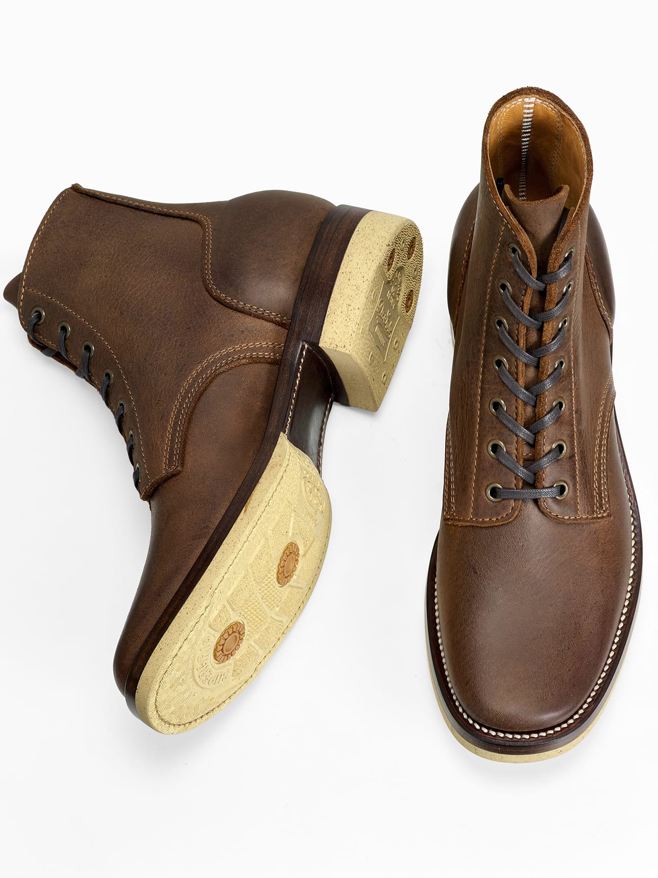 (MTO)-Escape Boot - Brown reverse cowhide - 6732