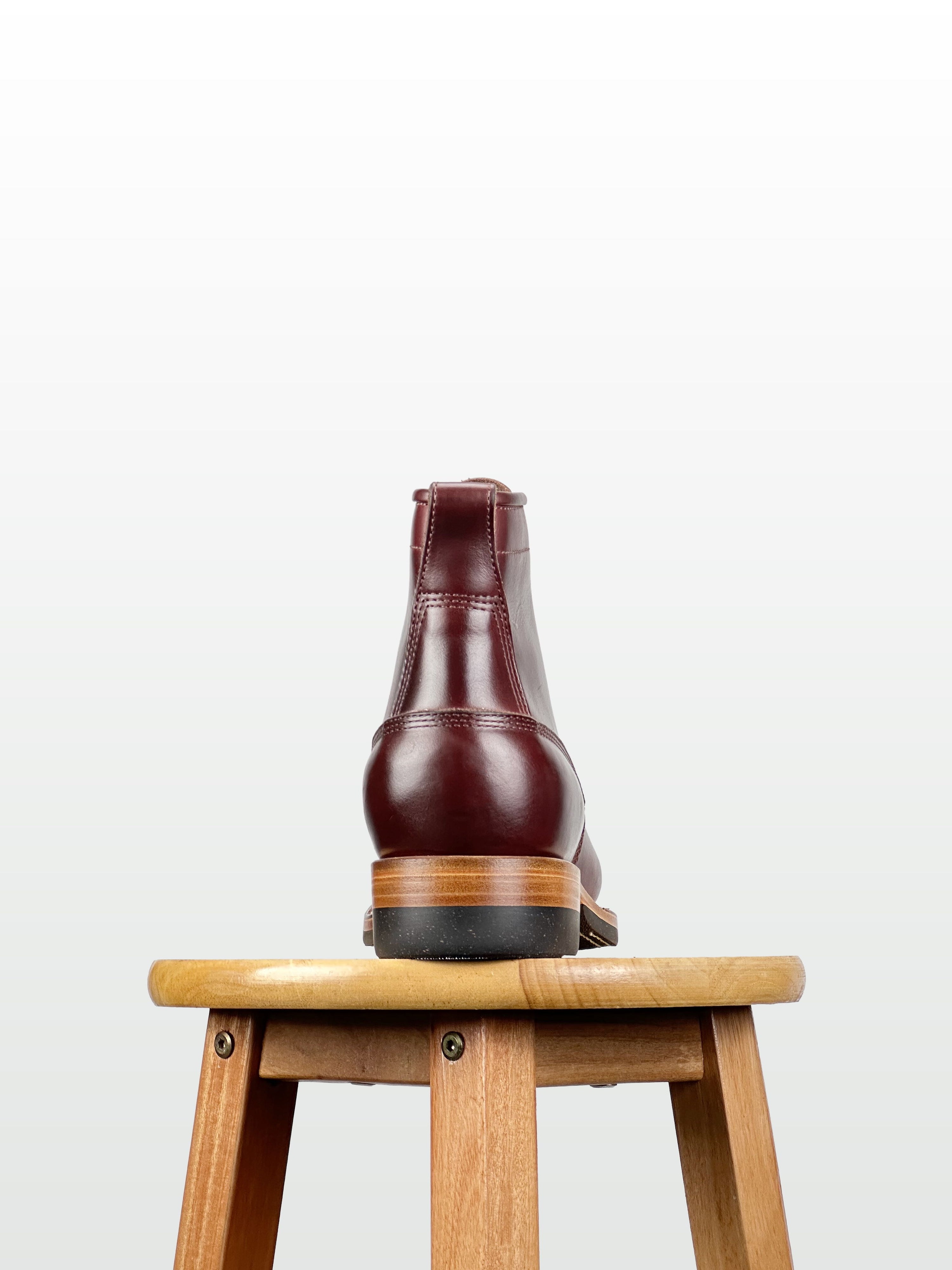 (MTO) - Woodcutting boots - Horween cxl Claret - 6181