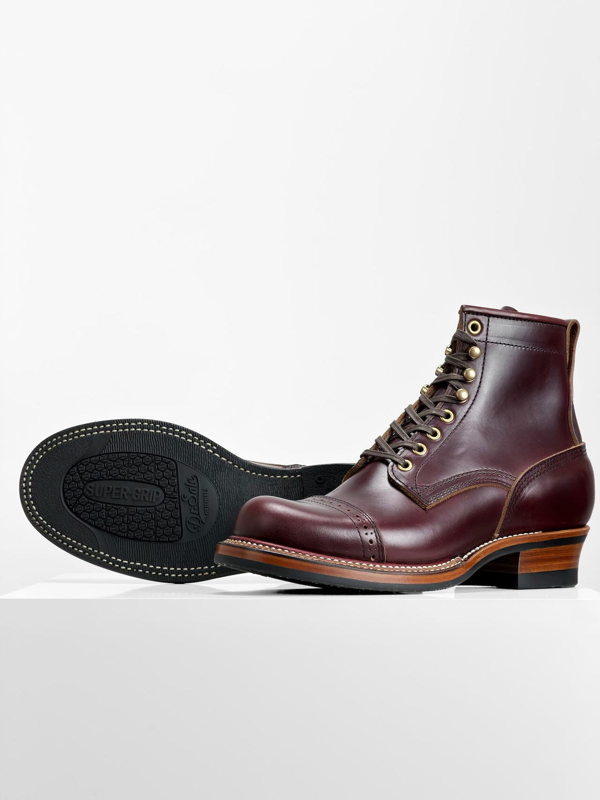 Ready to Ship - Woodcutting boots - Horween chromexcel Claret - 6771