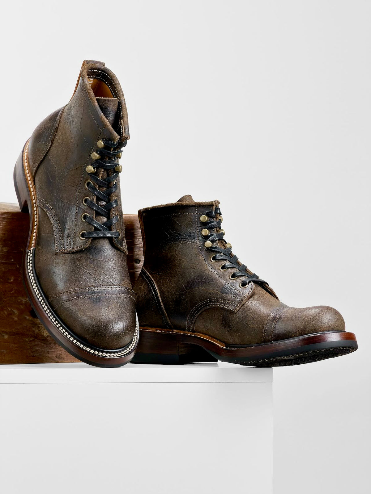 MTO Jump Boots – C.F. Stead Stone Rambler | Goodyear Welt | 6167