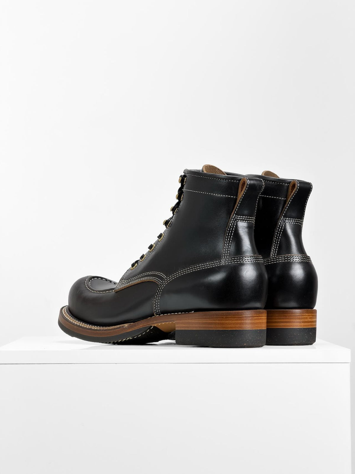 MTO Tanker Boots - Horween CXL Black | Stitchdown Construction with hand finished welt | 6270