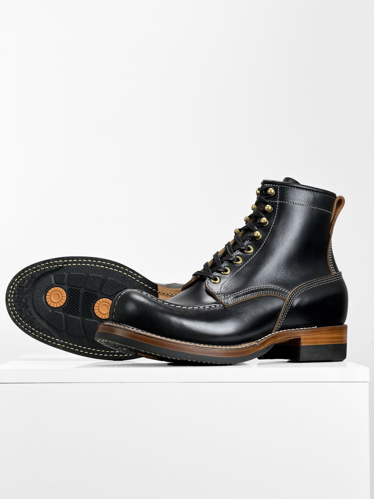 MTO Tanker Boots - Horween CXL Black | Stitchdown Construction with hand finished welt | 6270