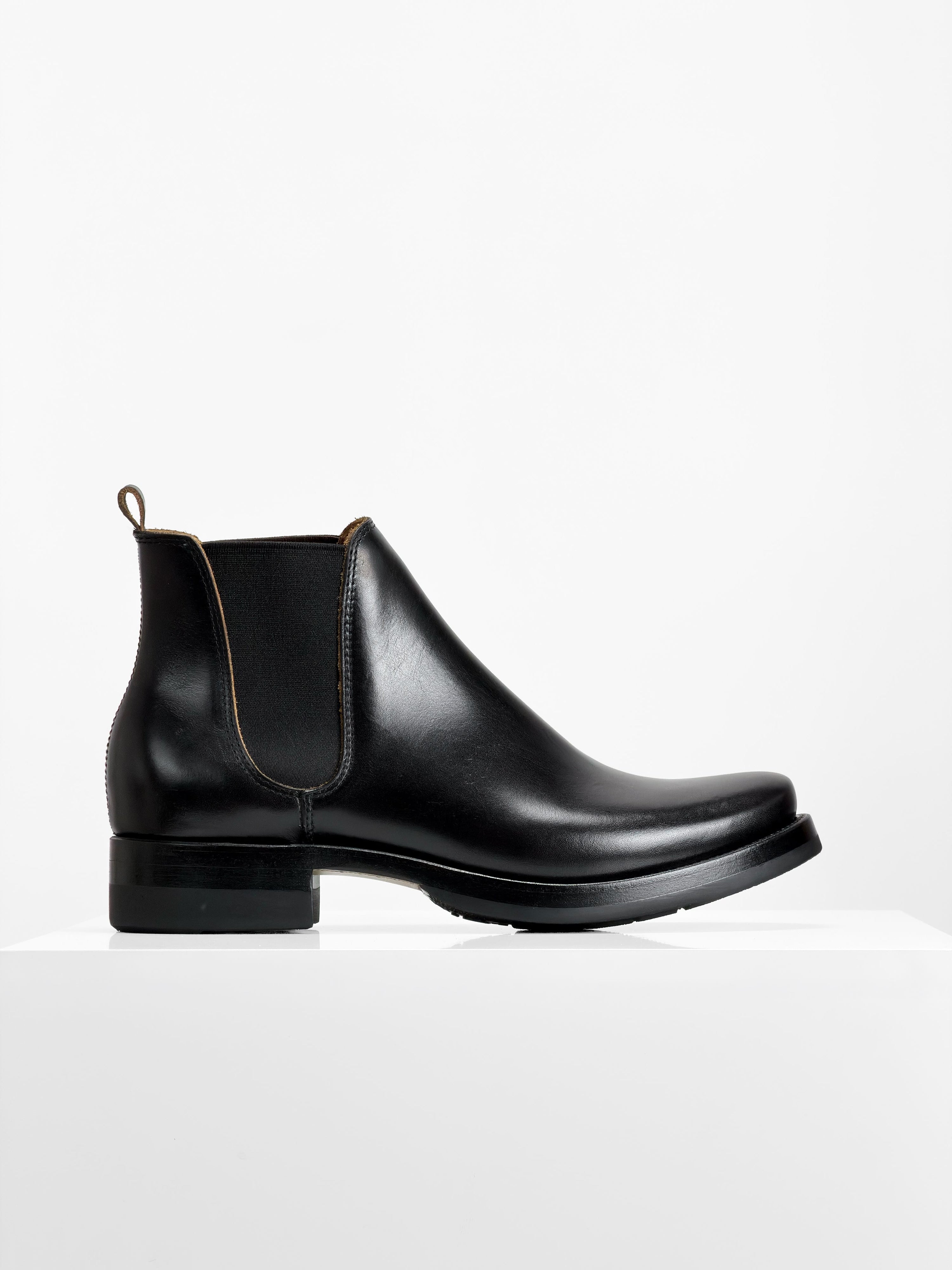 (MTO) - Field Chelsea U.S. Tea-Core Cowhide — Black/6398
