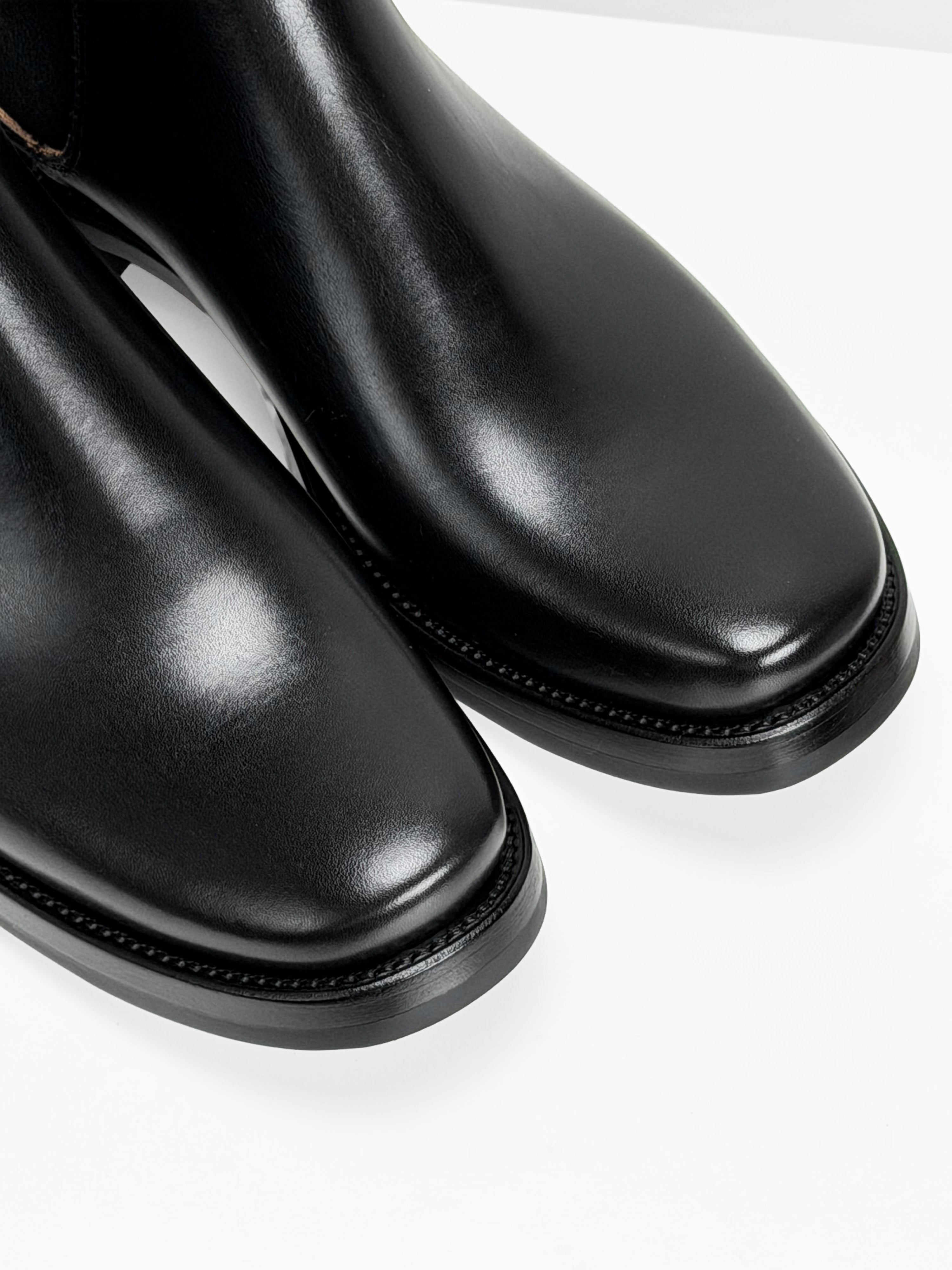 (MTO) - Field Chelsea U.S. Tea-Core Cowhide — Black/6398