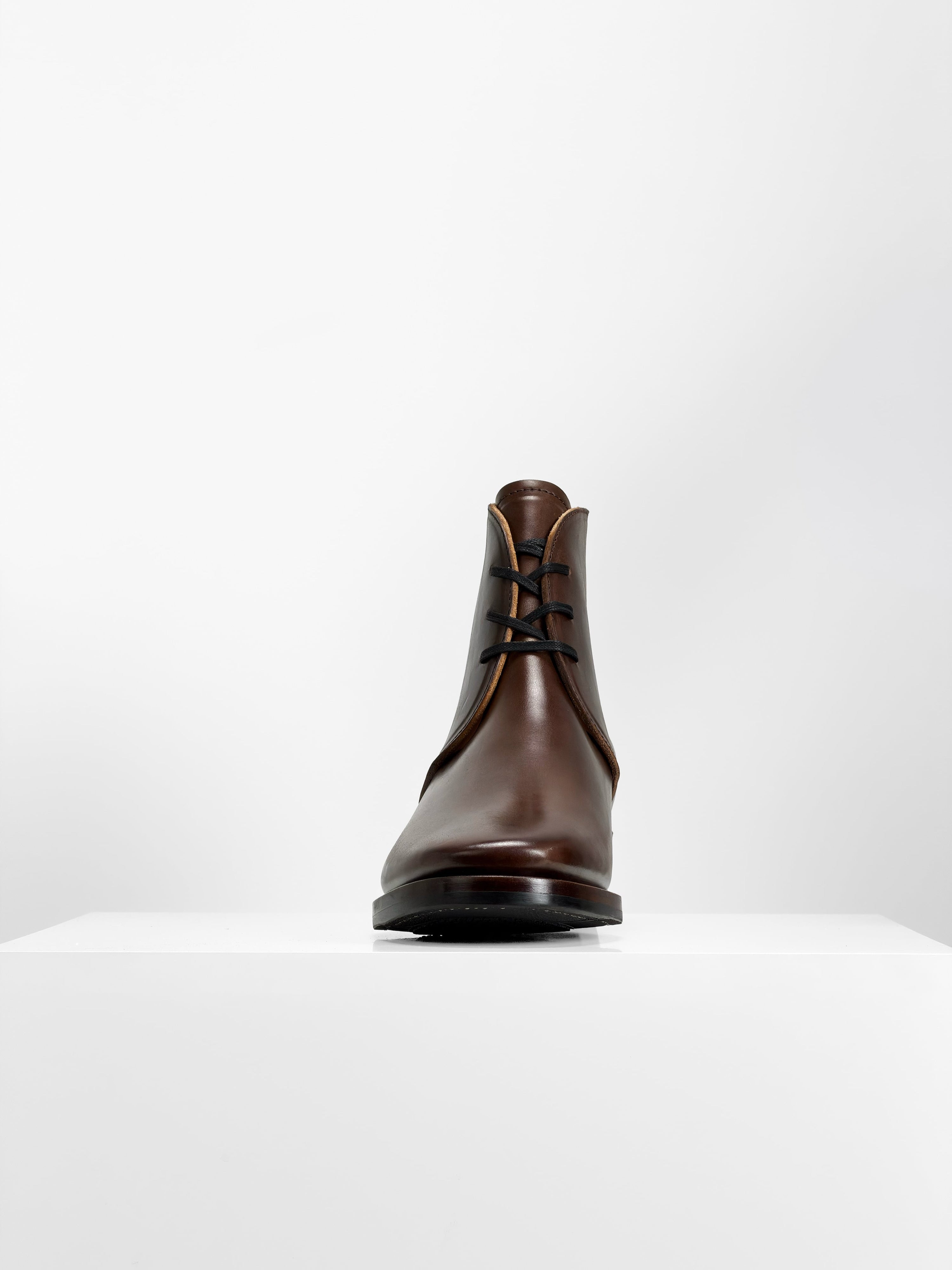 (MTO) - George Boots -Coffee Maryam oiled/waxy Horsebutt- QZ01
