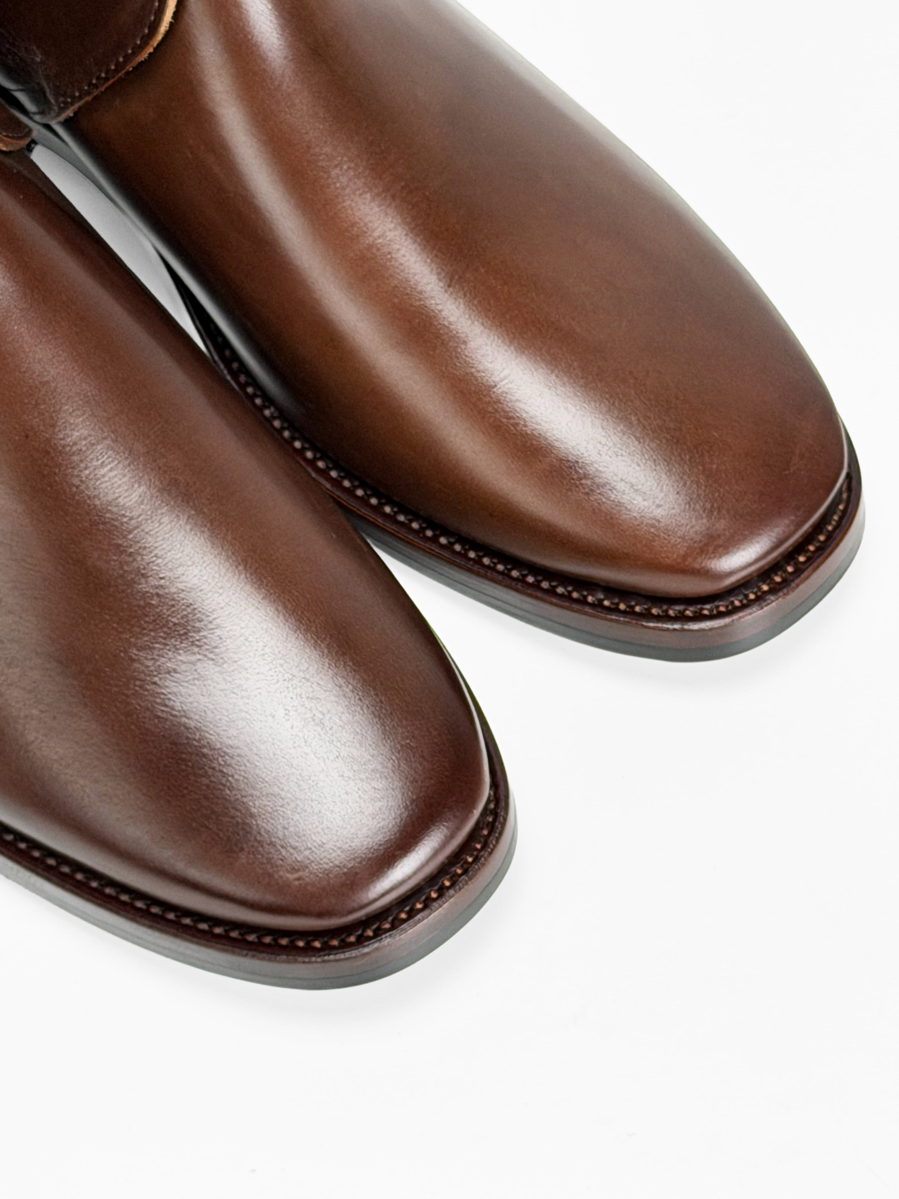 (MTO) - George Boots -Coffee Maryam oiled/waxy Horsebutt- QZ01
