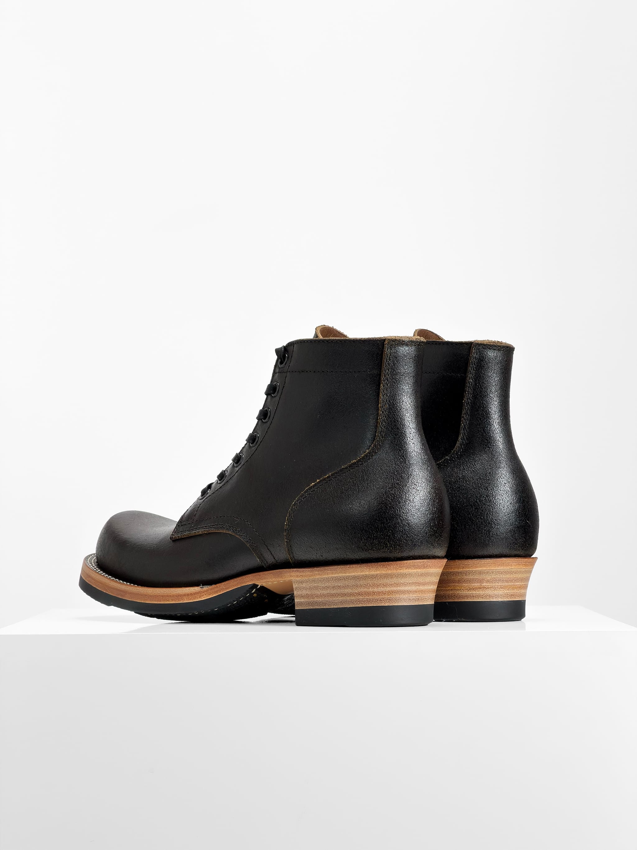 (MTO) - Miner Boots - Horween Waxed Flesh - 6186
