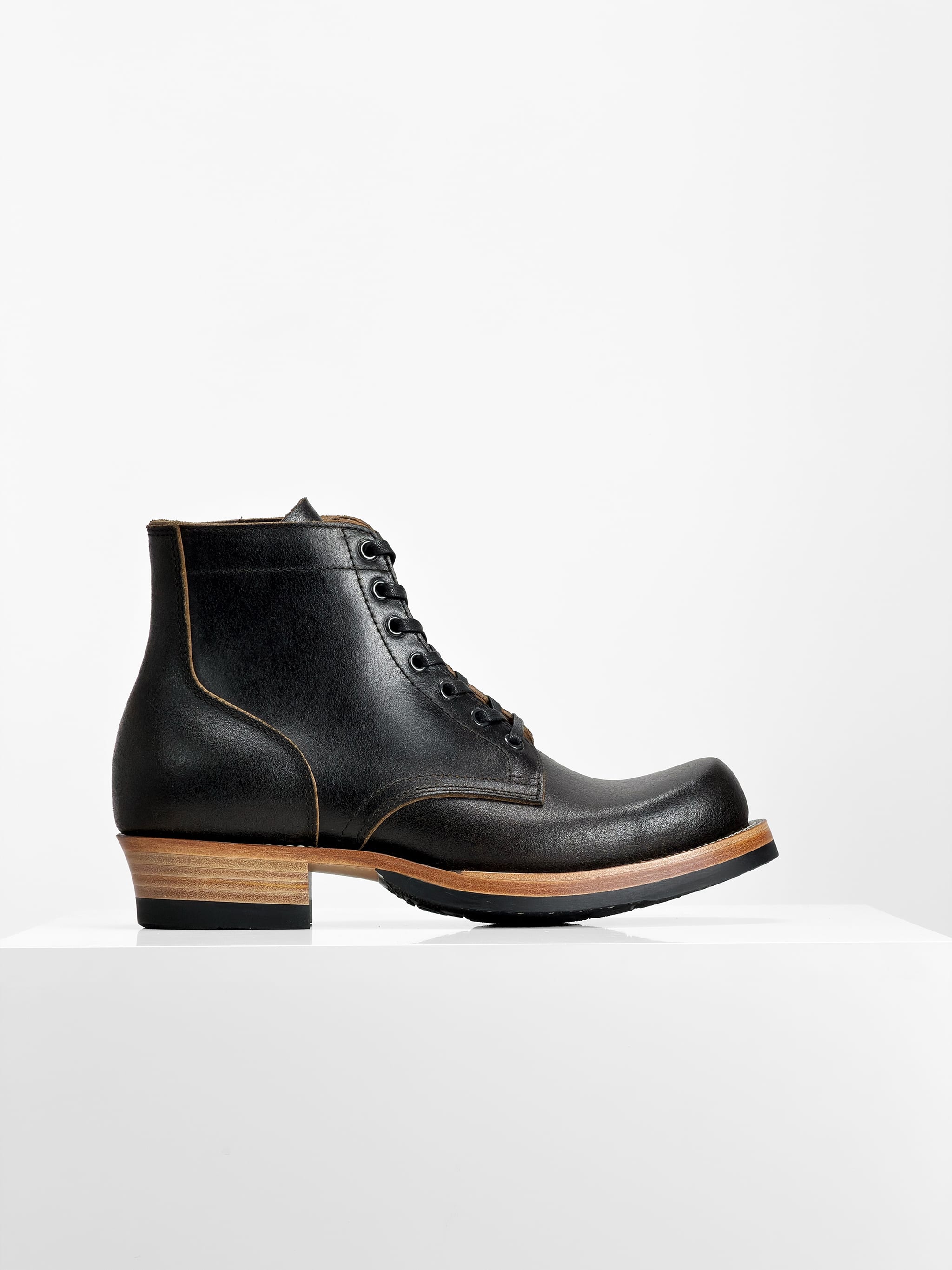(MTO) - Miner Boots - Horween Waxed Flesh - 6186