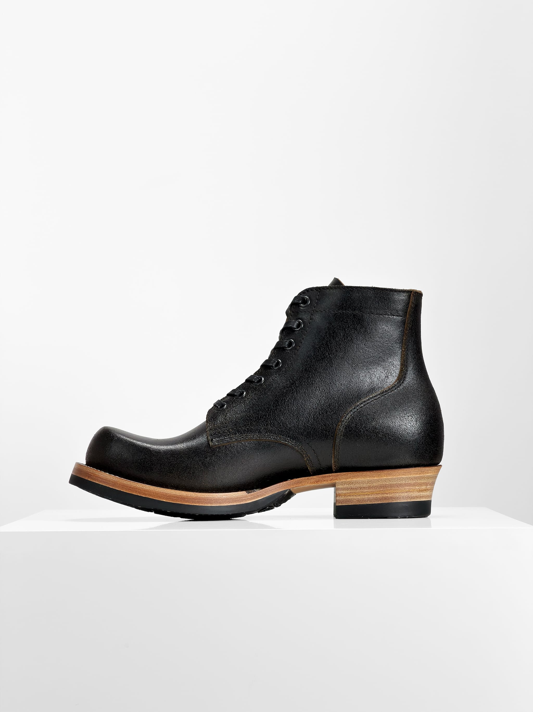 (MTO) - Miner Boots - Horween Waxed Flesh - 6186