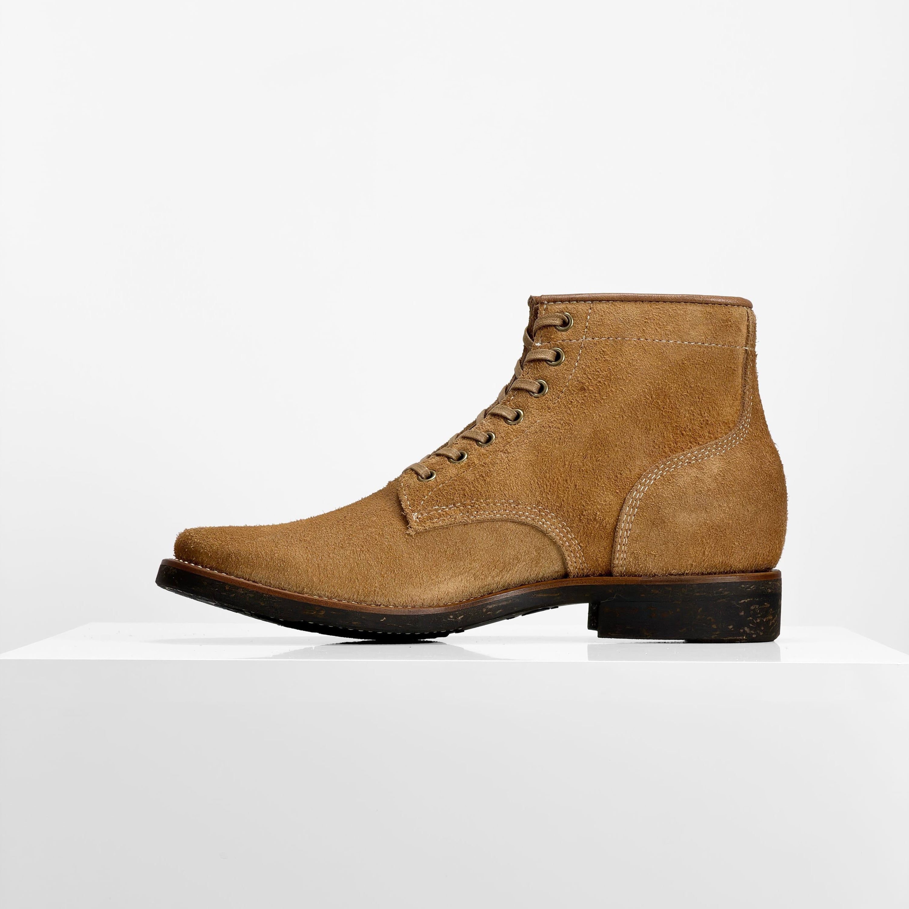 Ready to Ship – Escape Boots - Brown reverse cowhide - 5607