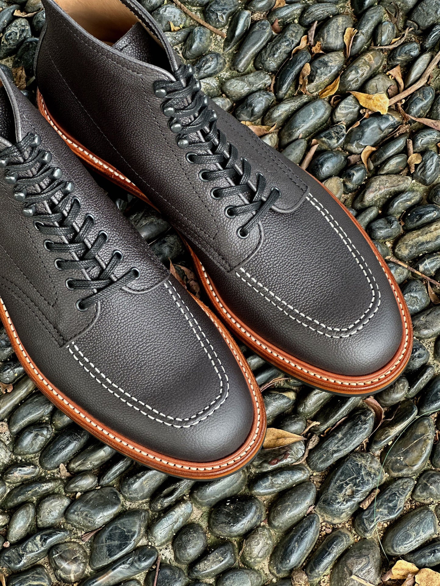 1001-Indiana Jones Boot  -  Charles F Stead  Westminster Calf - Deep Navy