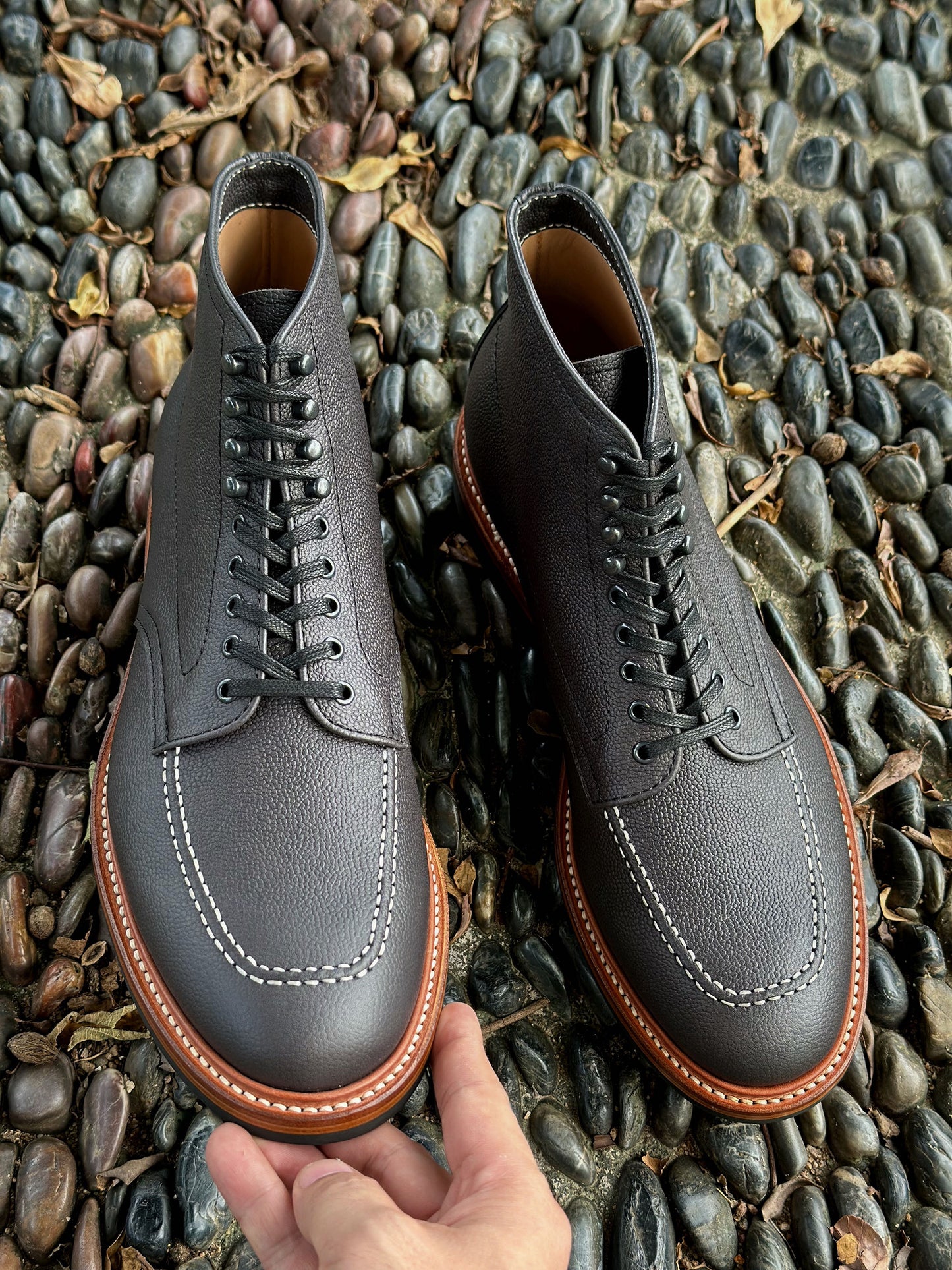 1001-Indiana Jones Boot  -  Charles F Stead  Westminster Calf - Deep Navy