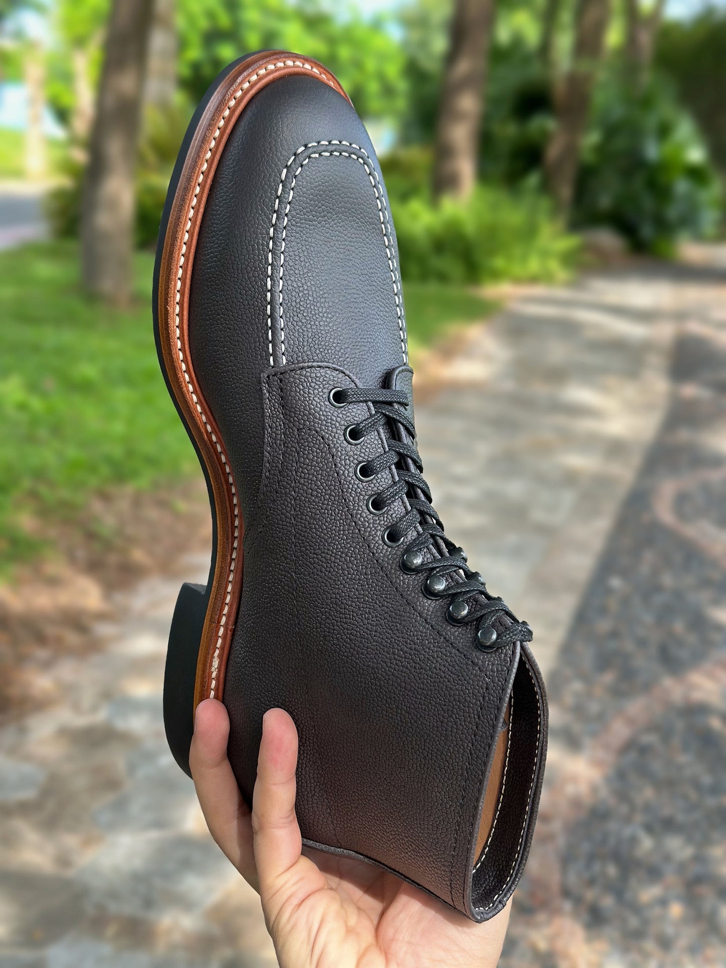 1001-Indiana Jones Boot  -  Charles F Stead  Westminster Calf - Deep Navy