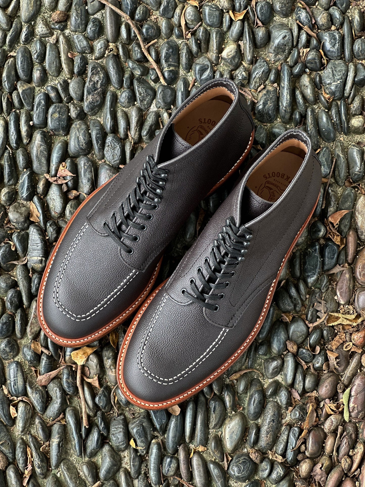 1001-Indiana Jones Boot  -  Charles F Stead  Westminster Calf - Deep Navy