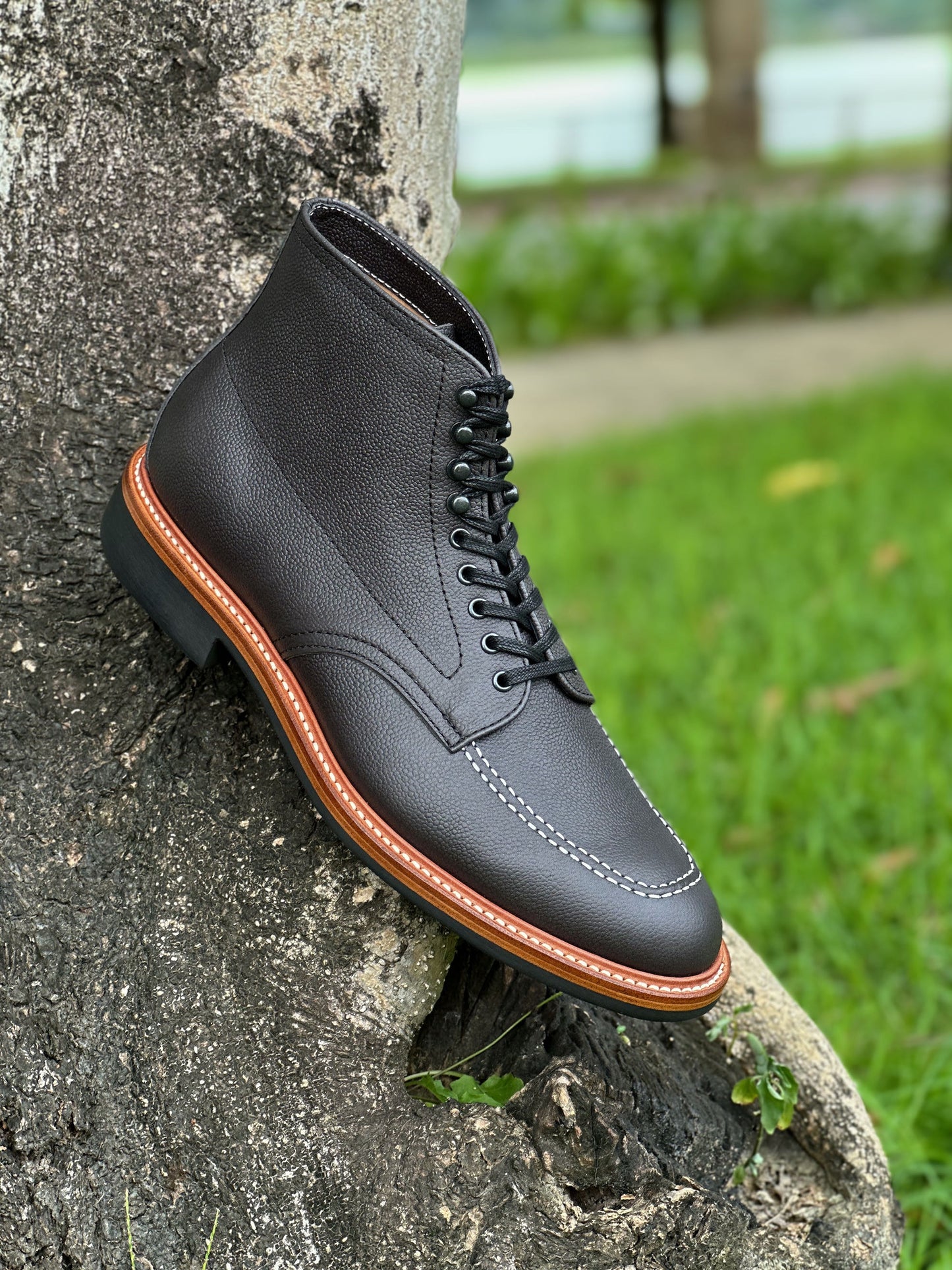 1001-Indiana Jones Boot  -  Charles F Stead  Westminster Calf - Deep Navy