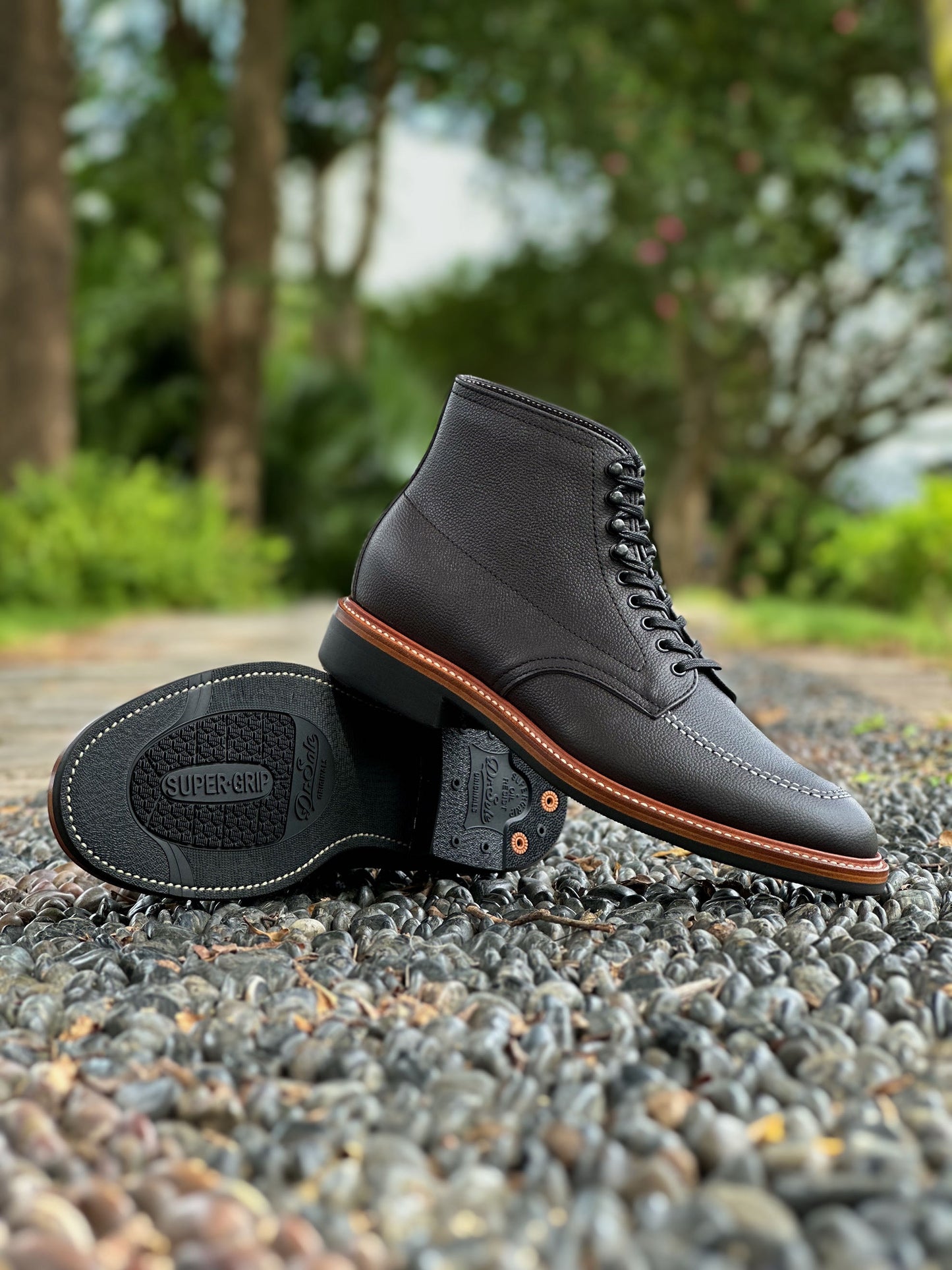 1001-Indiana Jones Boot  -  Charles F Stead  Westminster Calf - Deep Navy