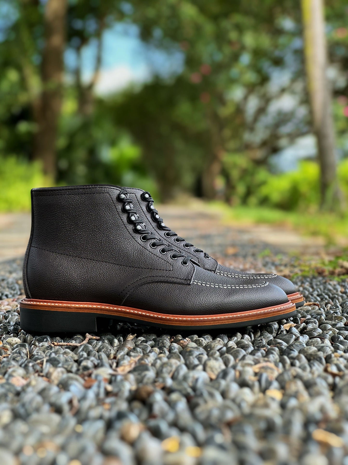 1001-Indiana Jones Boot  -  Charles F Stead  Westminster Calf - Deep Navy