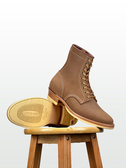 Woodcutting boots - Horween natural roughout-C28
