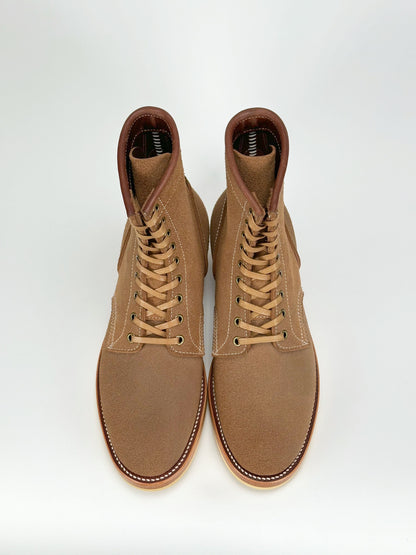 Woodcutting boots - Horween natural roughout-C28