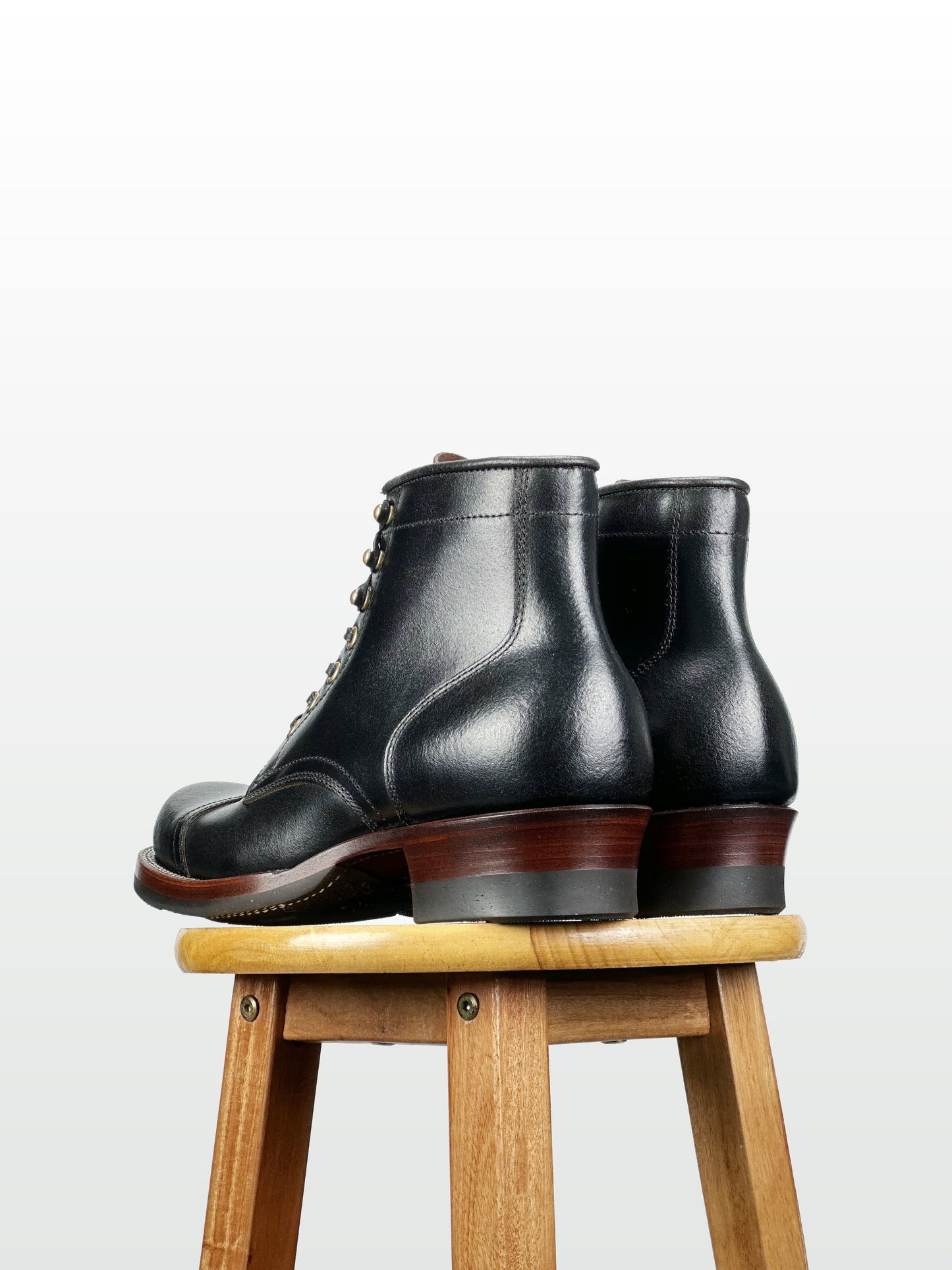 Miner Boots-Horween Waxed Flesh, Goodyear Welt