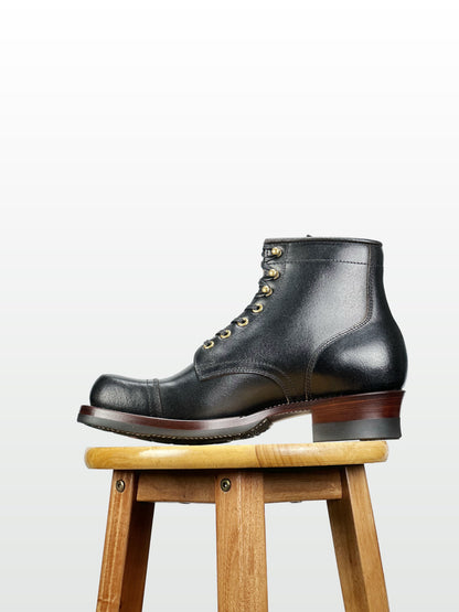 Miner Boots-Horween Waxed Flesh, Goodyear Welt