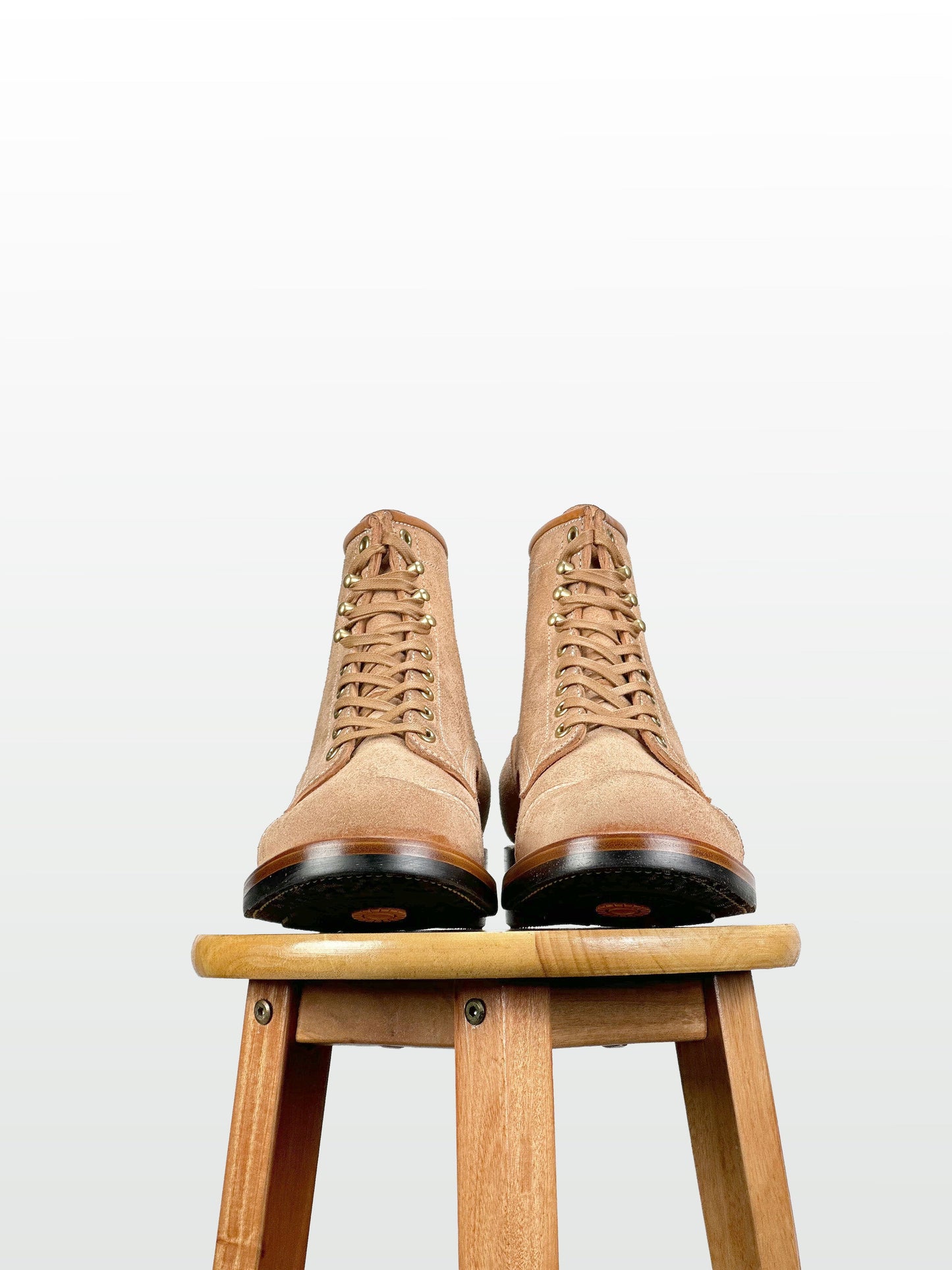 Round-Toe Logger Boots – Maryam Horsebutt Reverse, Goodyear Welt