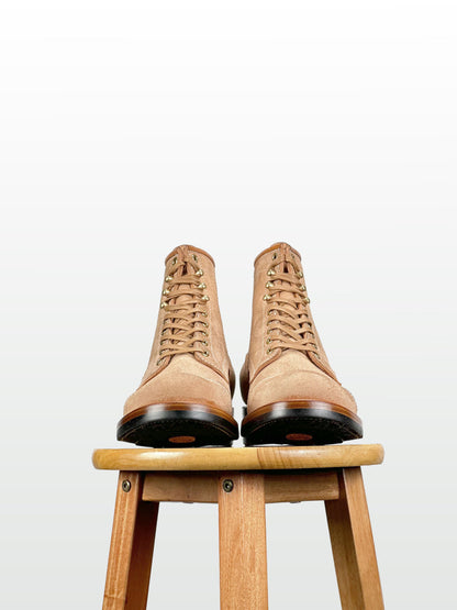 Round-Toe Logger Boots – Maryam Horsebutt Reverse, Goodyear Welt