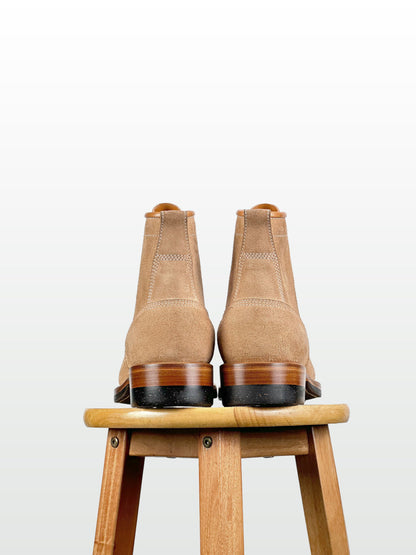Round-Toe Logger Boots – Maryam Horsebutt Reverse, Goodyear Welt