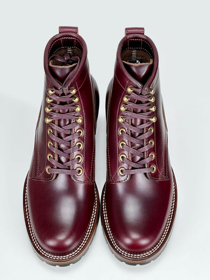 Woodcutting boots MTO - Horween cxl Claret - 6188