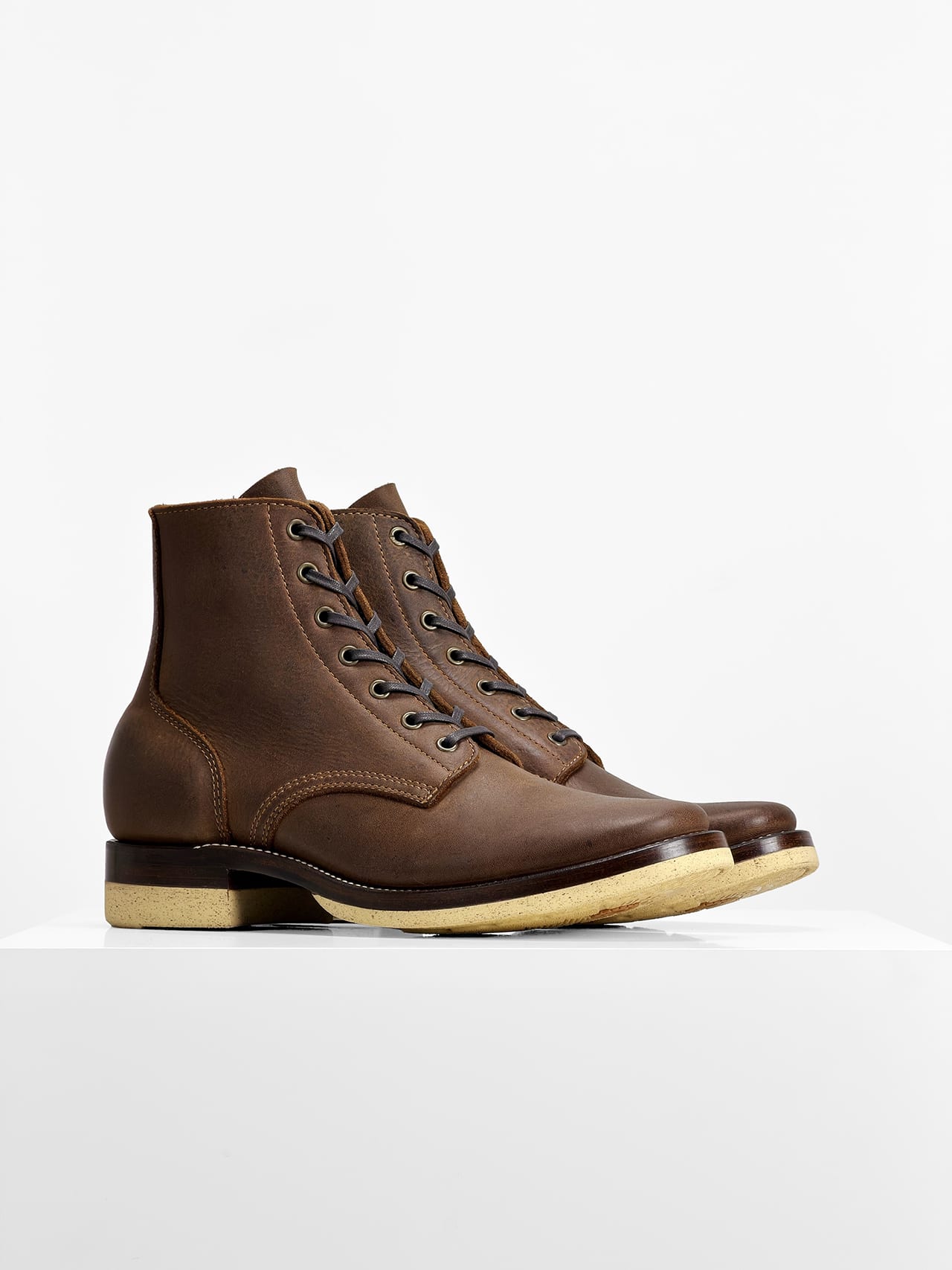 (MTO)-Escape Boot - Brown reverse cowhide - 6732