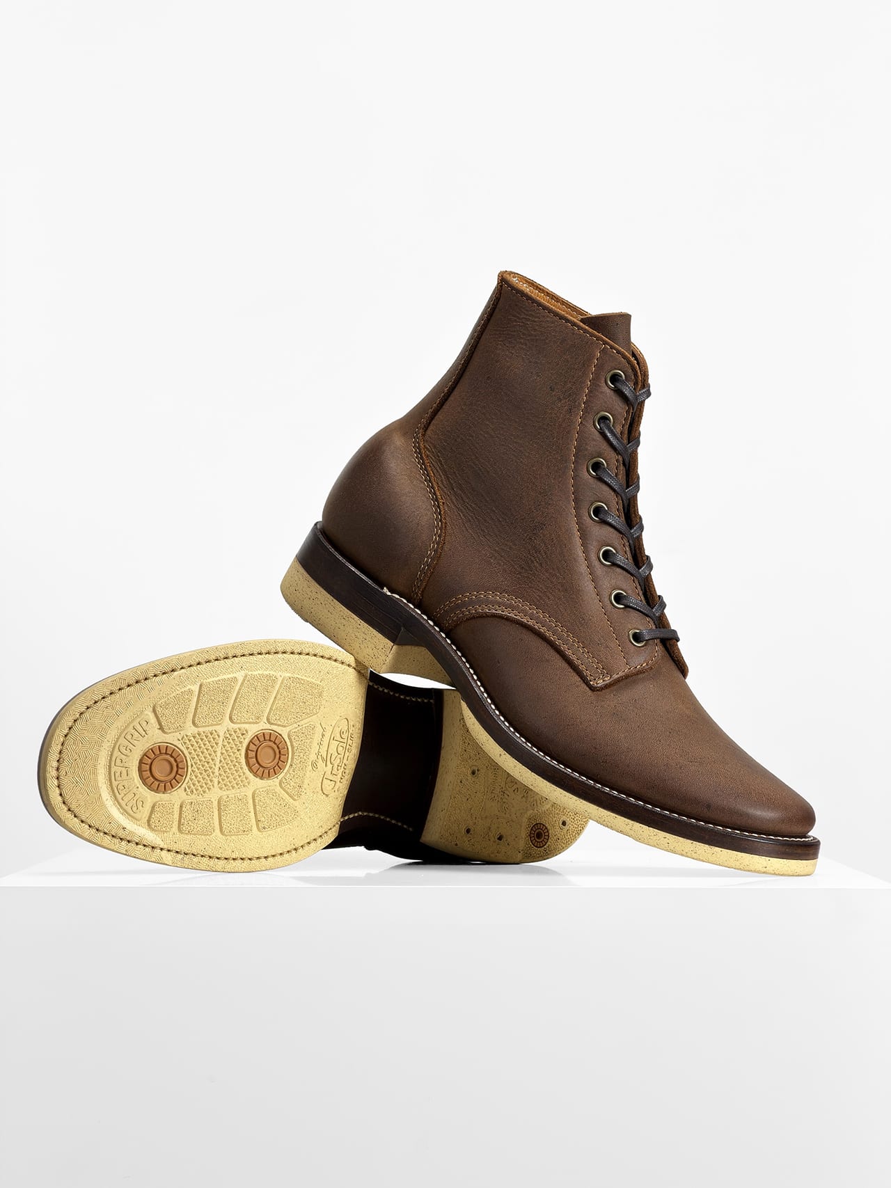 (MTO)-Escape Boot - Brown reverse cowhide - 6732