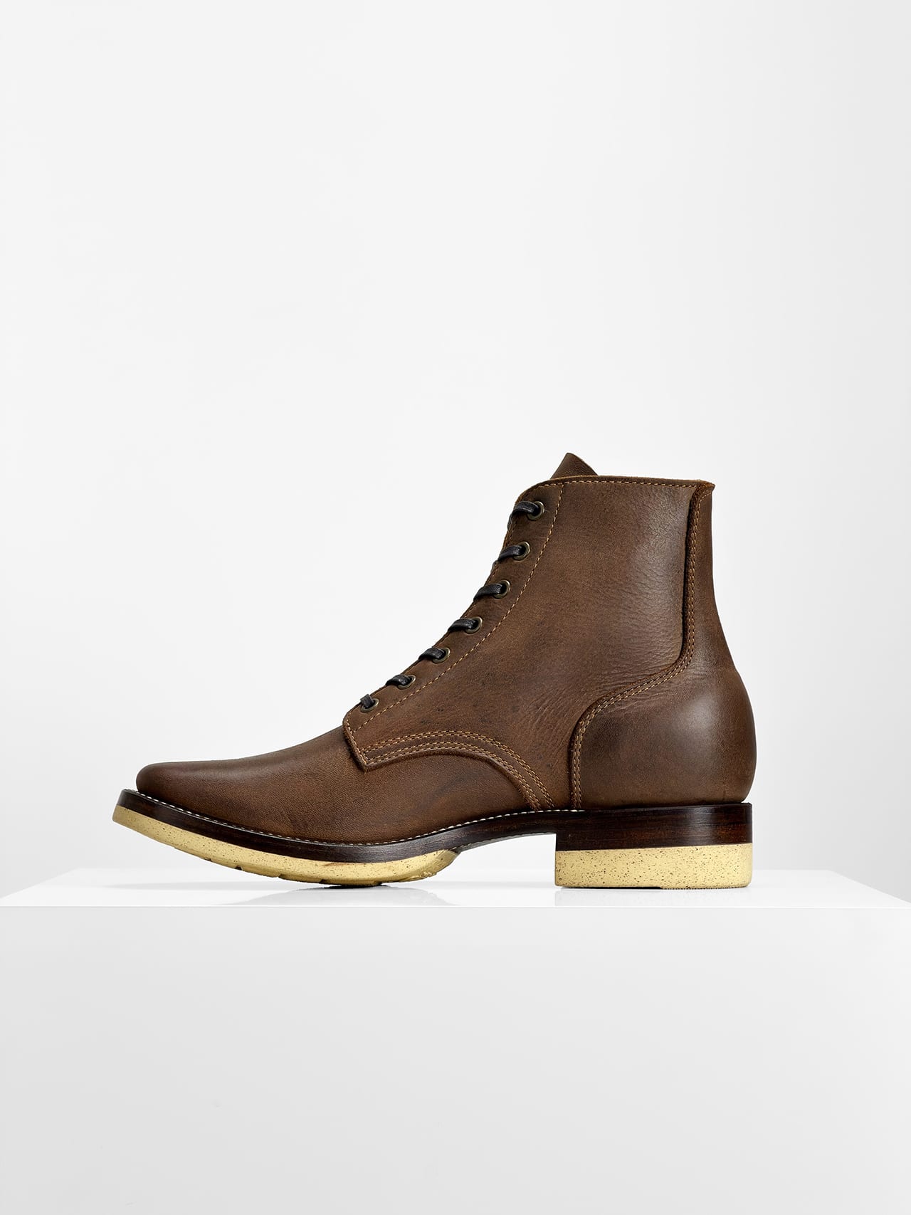 (MTO)-Escape Boot - Brown reverse cowhide - 6732
