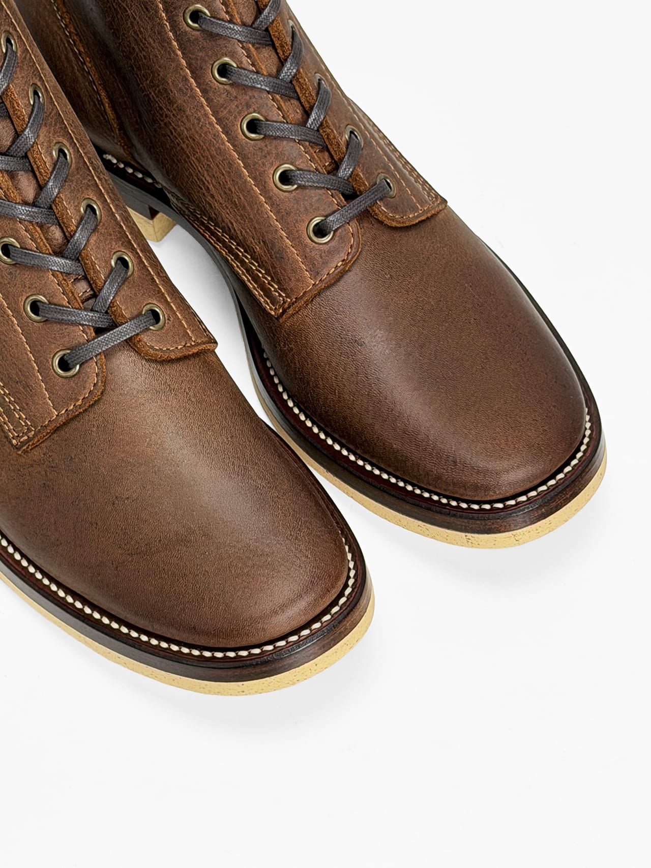 (MTO)-Escape Boot - Brown reverse cowhide - 6732