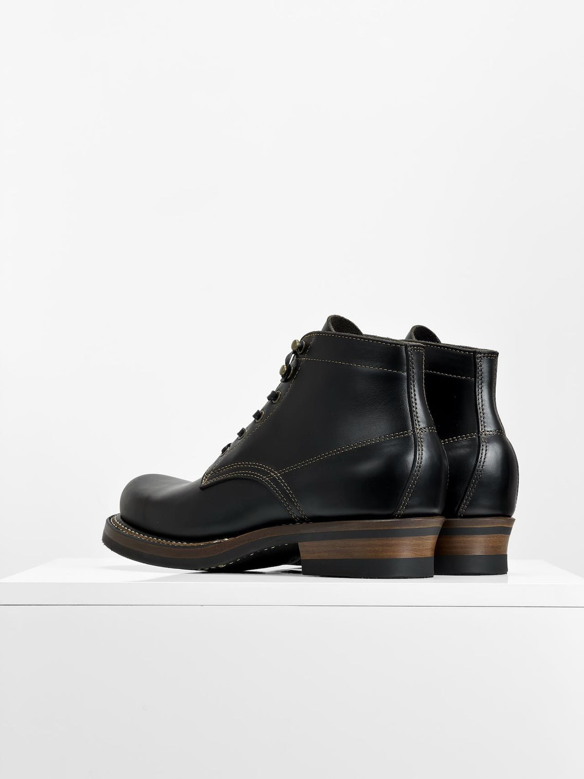 Sample Sale | Woodcutting boots -  Horween Black Dublin - 9