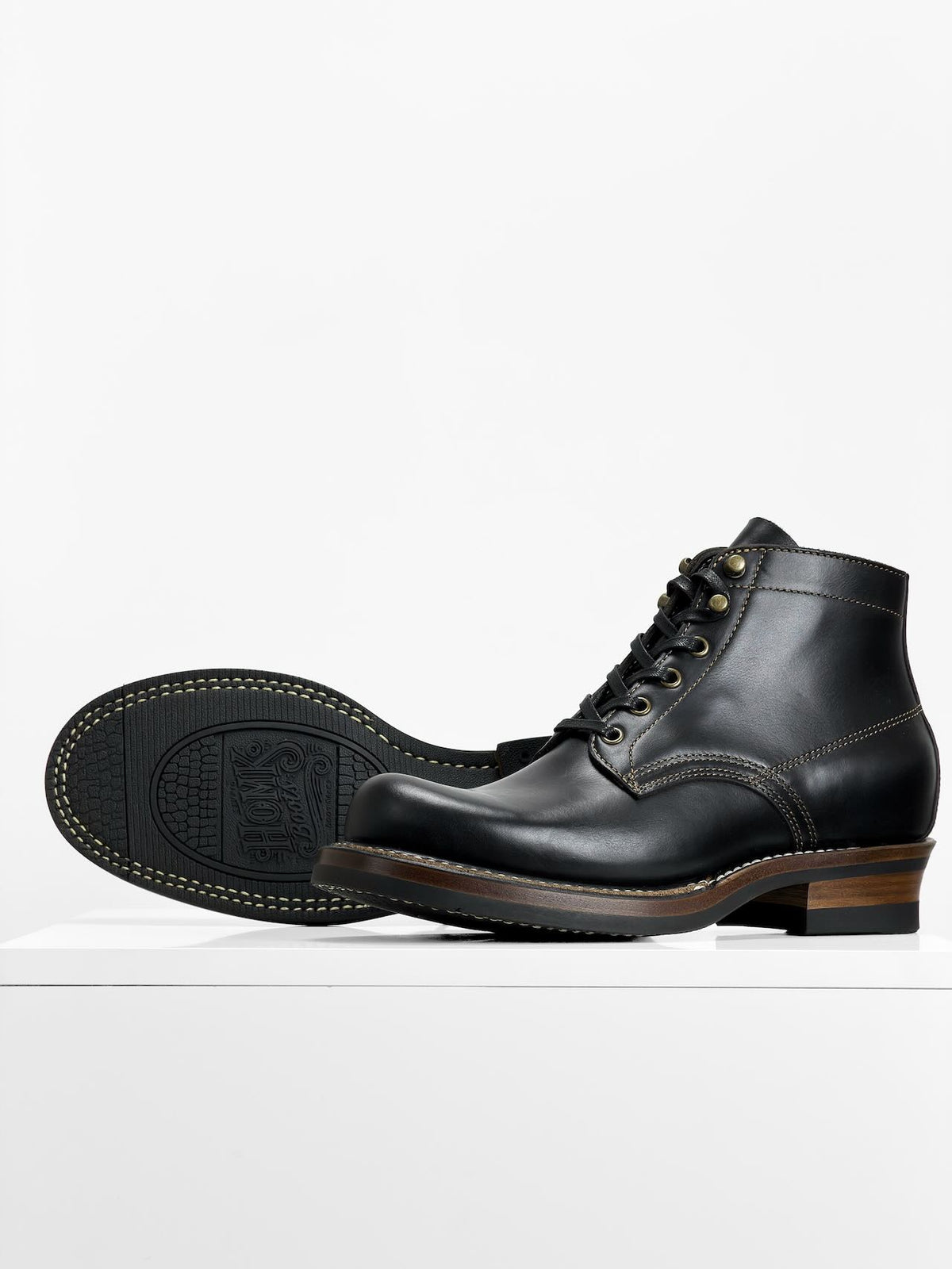 Sample Sale | Woodcutting boots -  Horween Black Dublin - 9