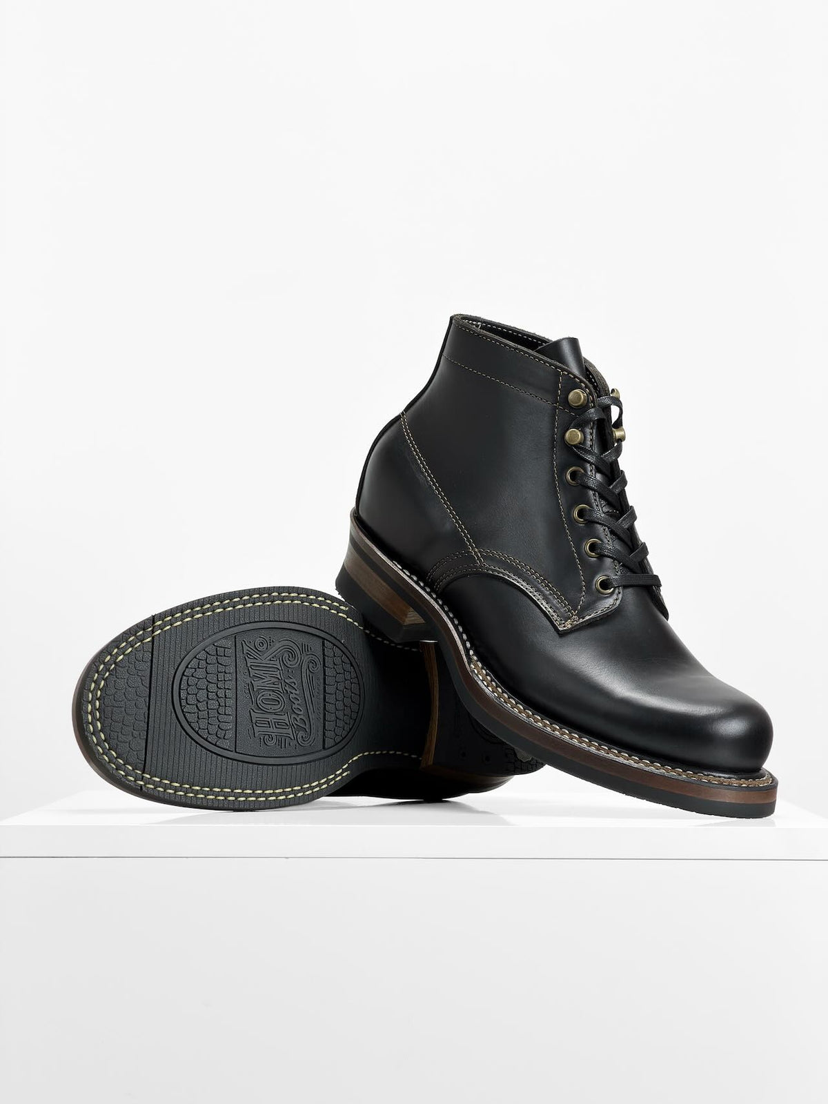 Sample Sale | Woodcutting boots -  Horween Black Dublin - 9
