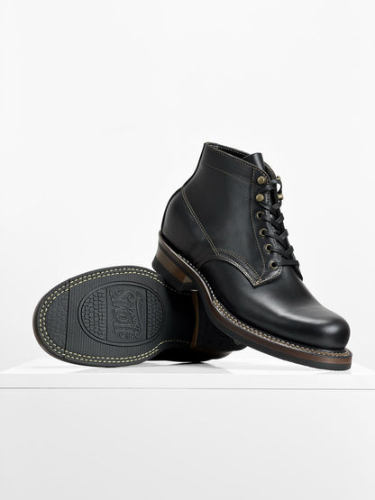 Sample Sale | Woodcutting boots -  Horween Black Dublin - 9