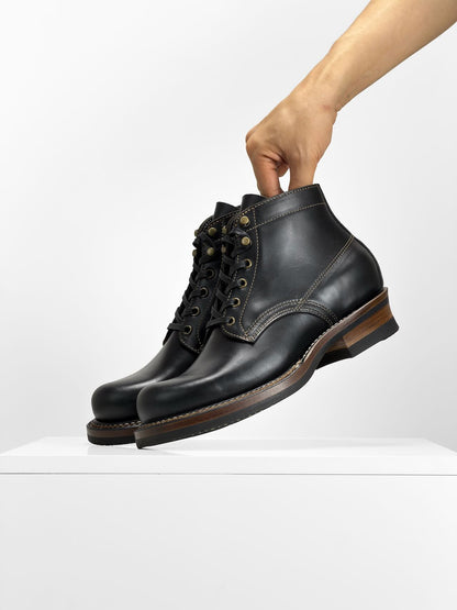 Sample Sale | Woodcutting boots -  Horween Black Dublin - 9