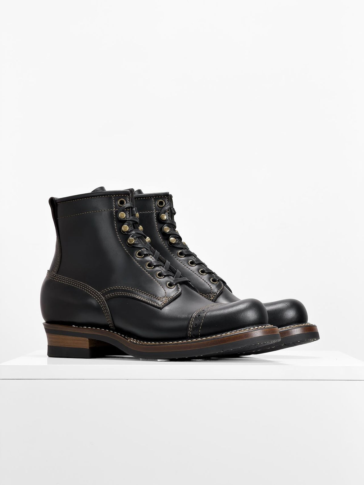 Sample Sale | Woodcutting boots -  Horween Black Dublin - 9.5